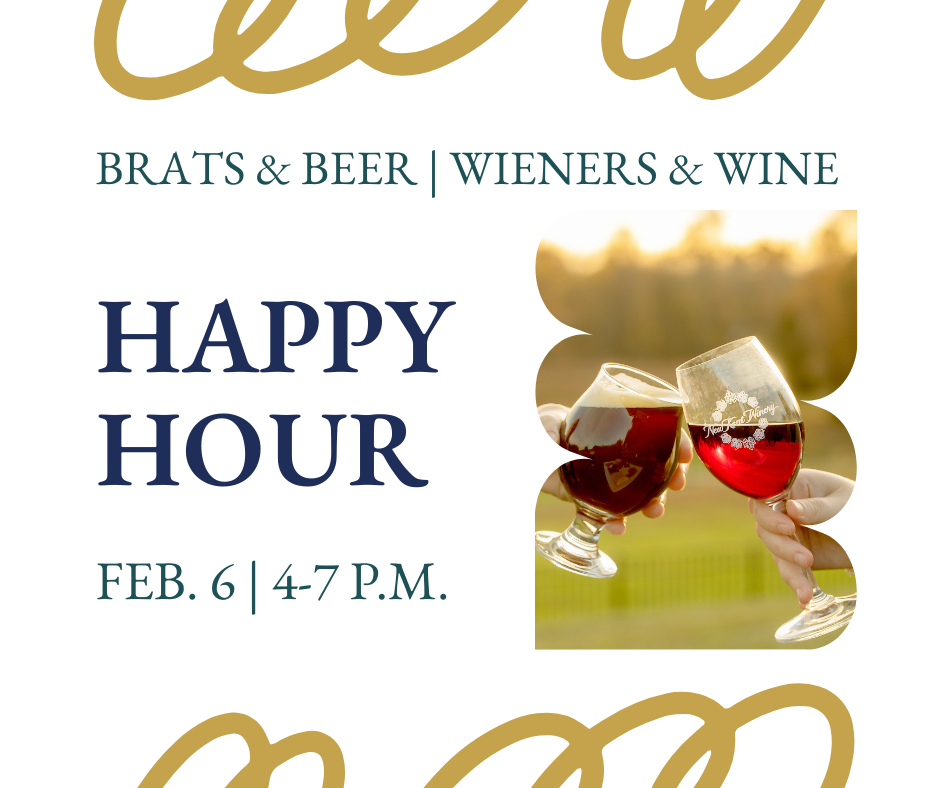 Brats &amp; Beer | Wieners and Wine Happy Hour