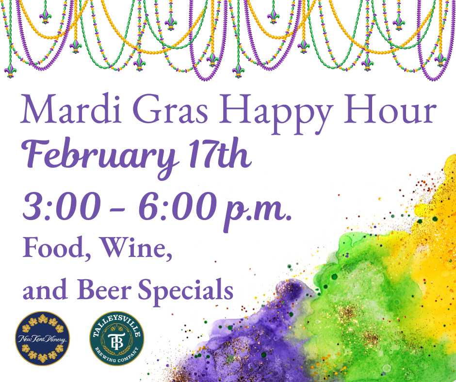 Mardi Gras Happy Hour