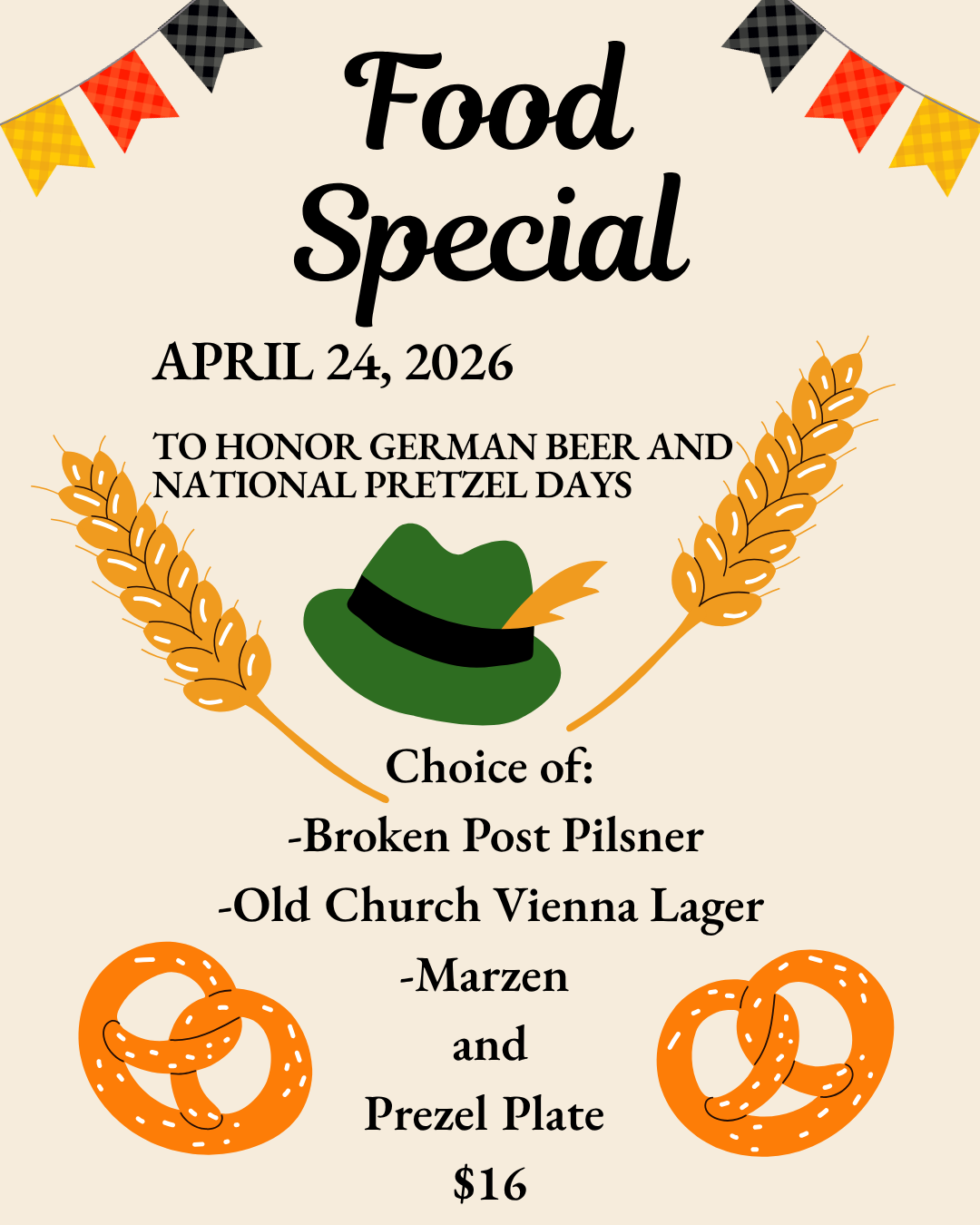 Happy Hour April 24th