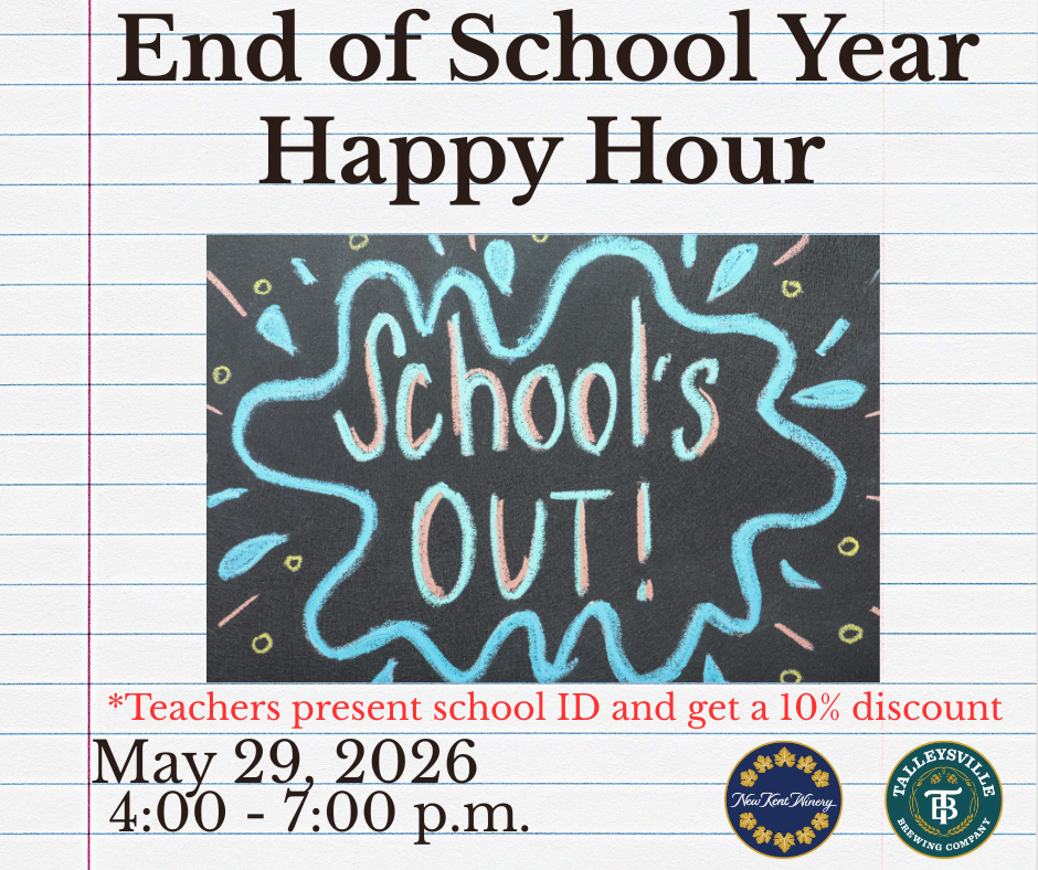 Teacher Appreciation Happy Hour