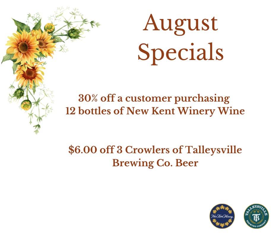 August Specials