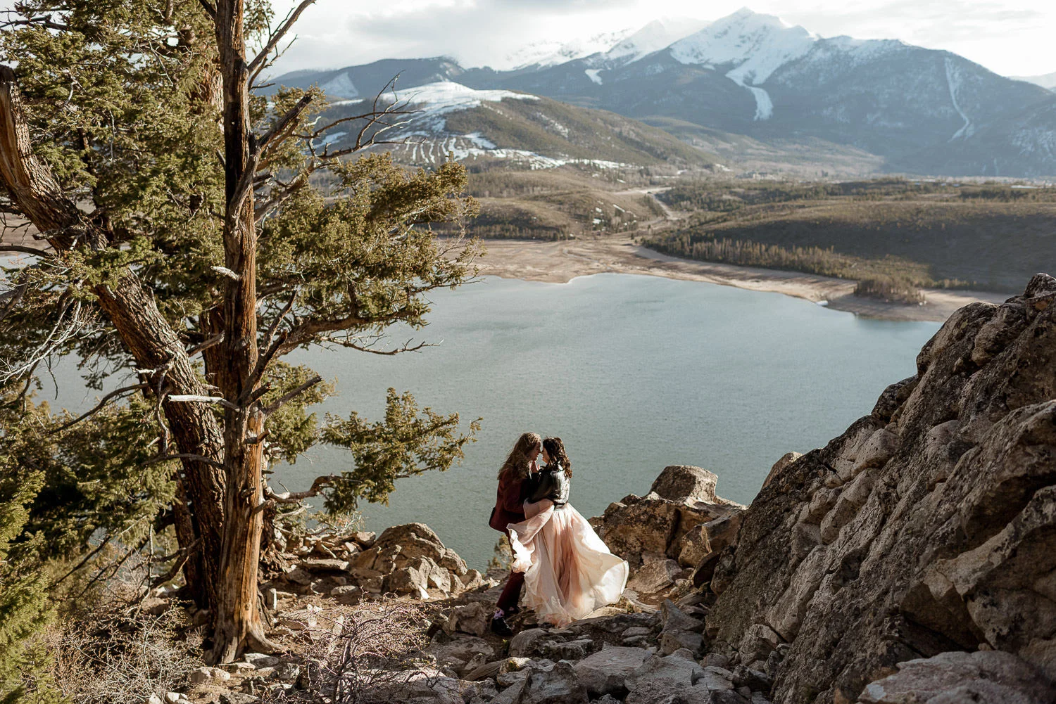 Our Wedding day in Keystone, Colorado | Hailes + Tay 