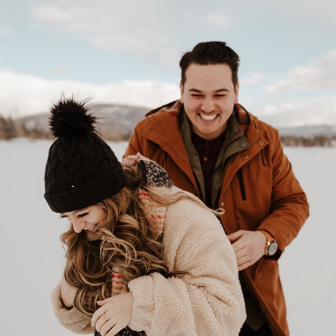 Who else is ready for summer and tired of snow? But I&rsquo;m not tired of cuties in the snow like @bailey_rockymtnbride and her man but it can be warmer already