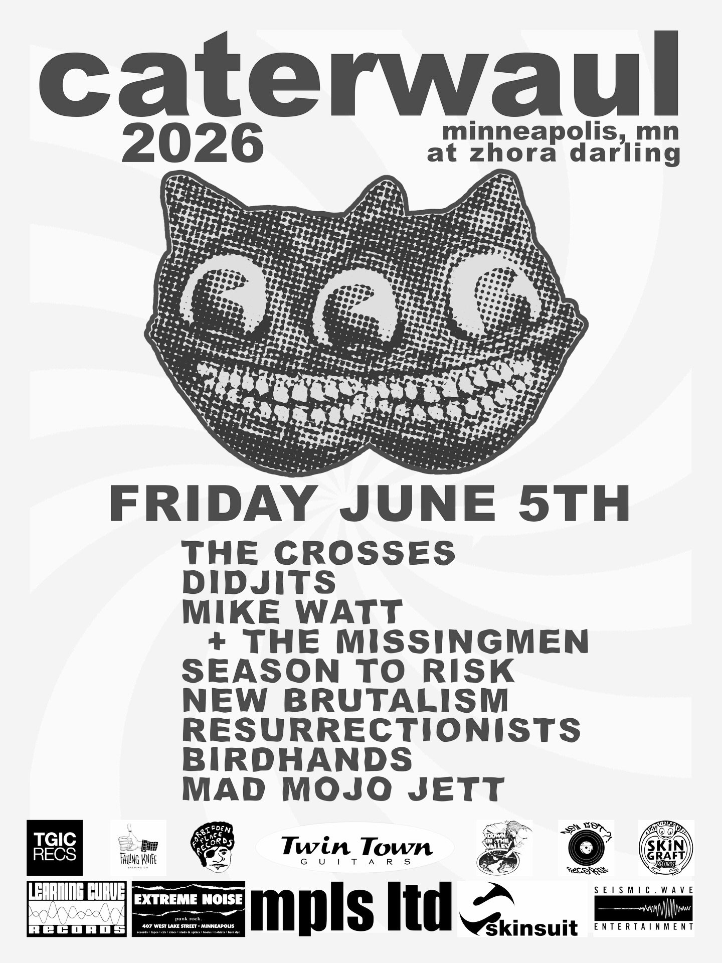 Tonight&rsquo;s the night! Dubbed &ldquo;the noisiest festival in town,&rdquo; @caterwaulfest kicks off tonight at @zhoradarlingpresents in Minneapolis and runs through Sunday, June 7.

This year&rsquo;s stellar lineup is stacked with iconoclasts of 