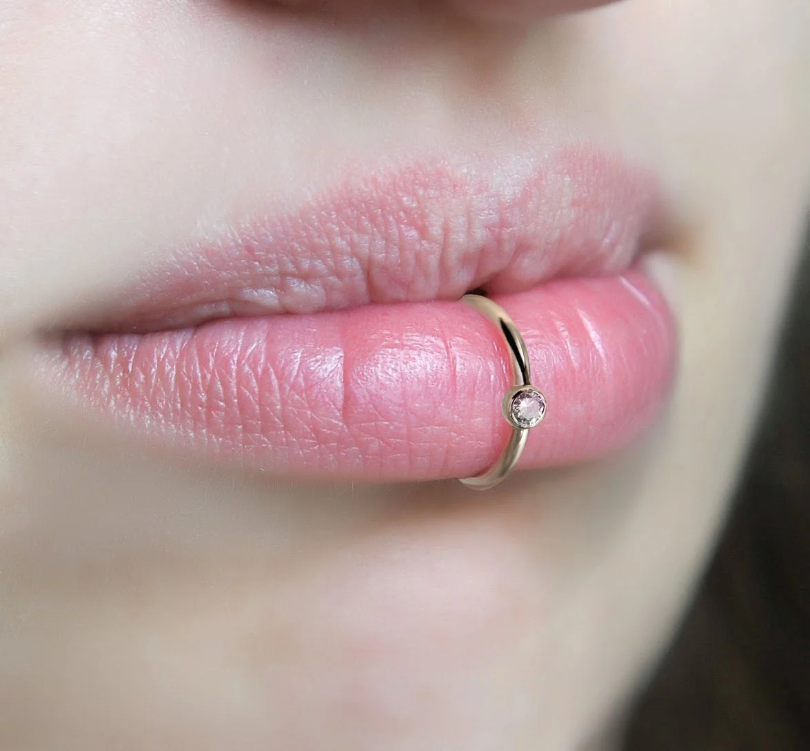 Wedding Lip Ring