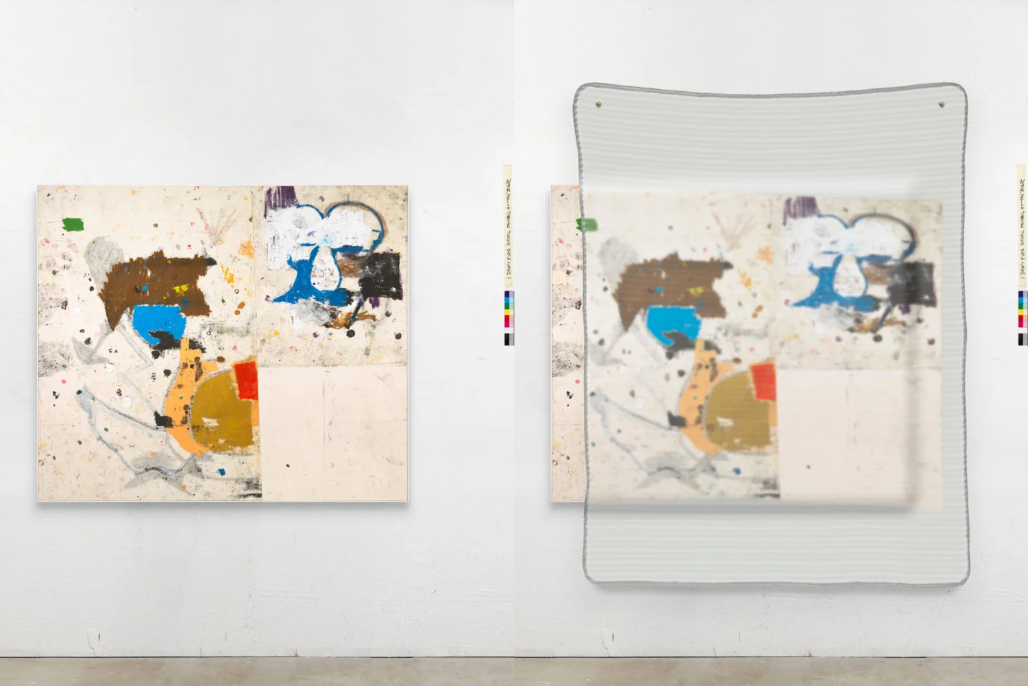 kevlar safety blanket for abstract painting protection