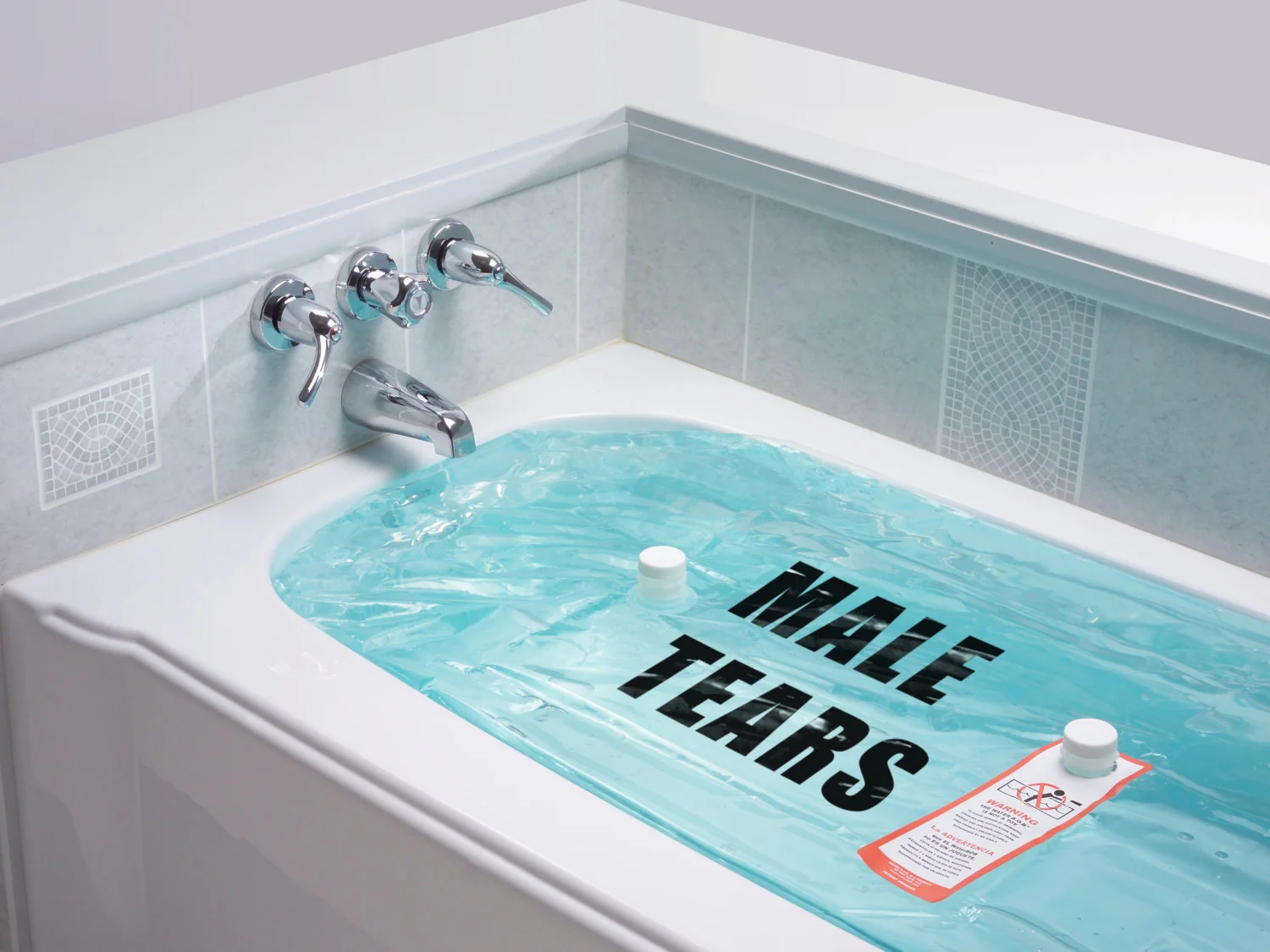 Male Tears vinyl 100 gallon emergency bath tub water supply