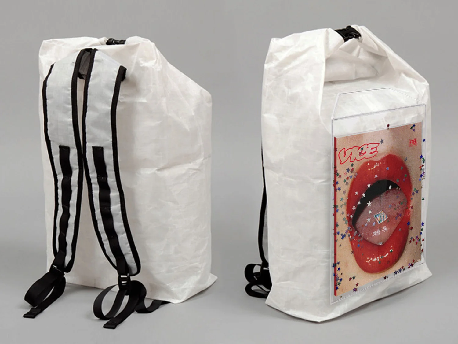 interchangeable Vice Magazine Photo issue Tyvek backpack