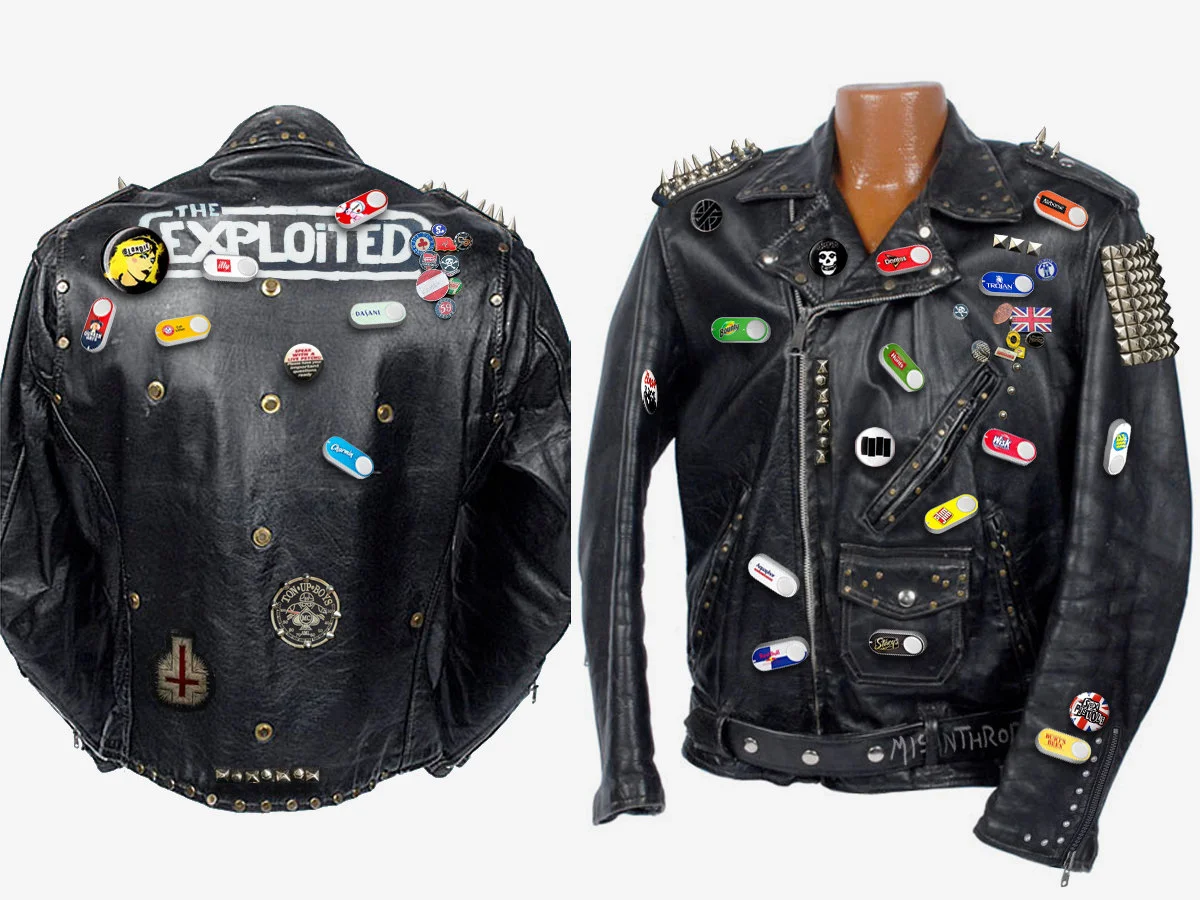 amazon dash punk leather jacket