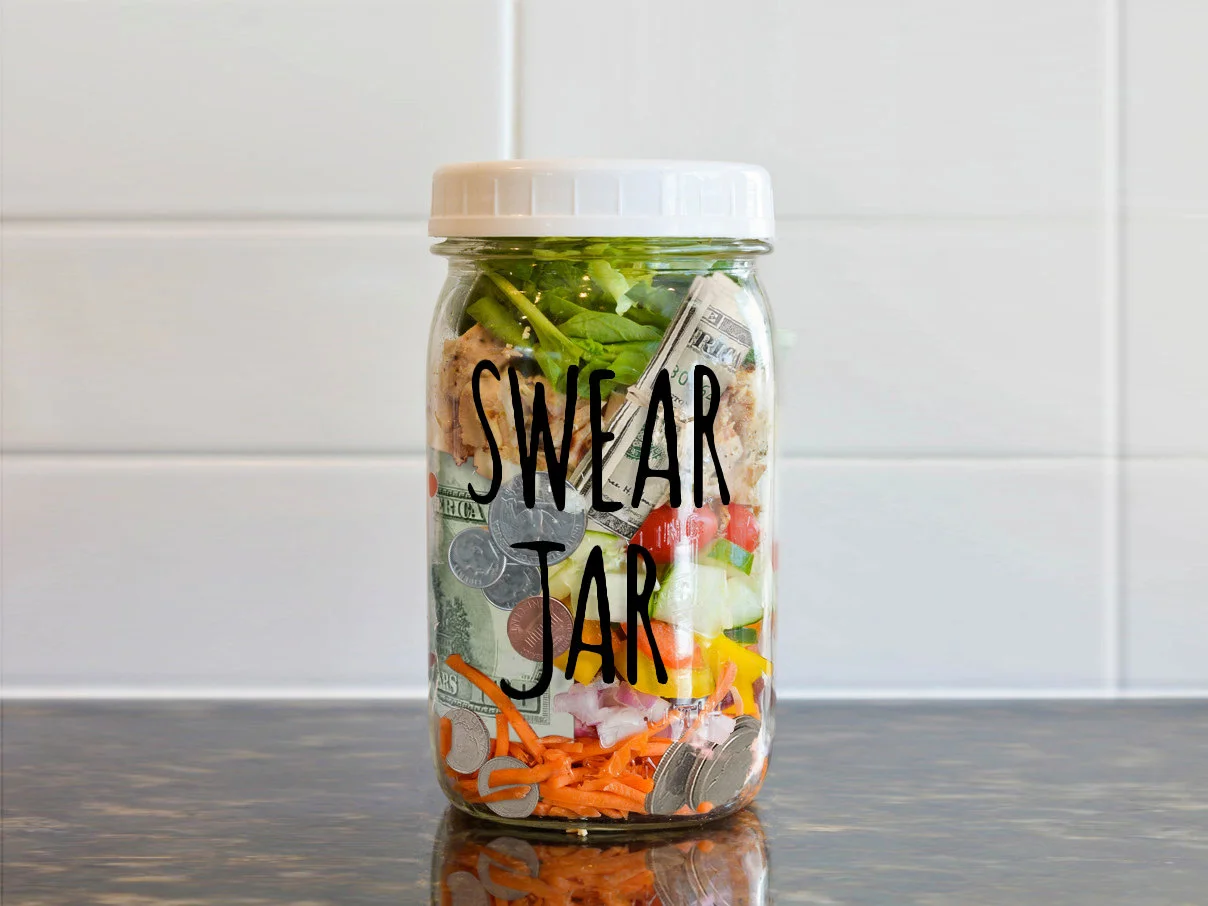 salad swear jar