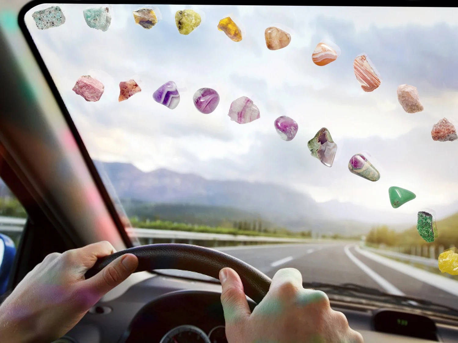20 Mood Enhancing Windshield Crystals You Can't Drive Without