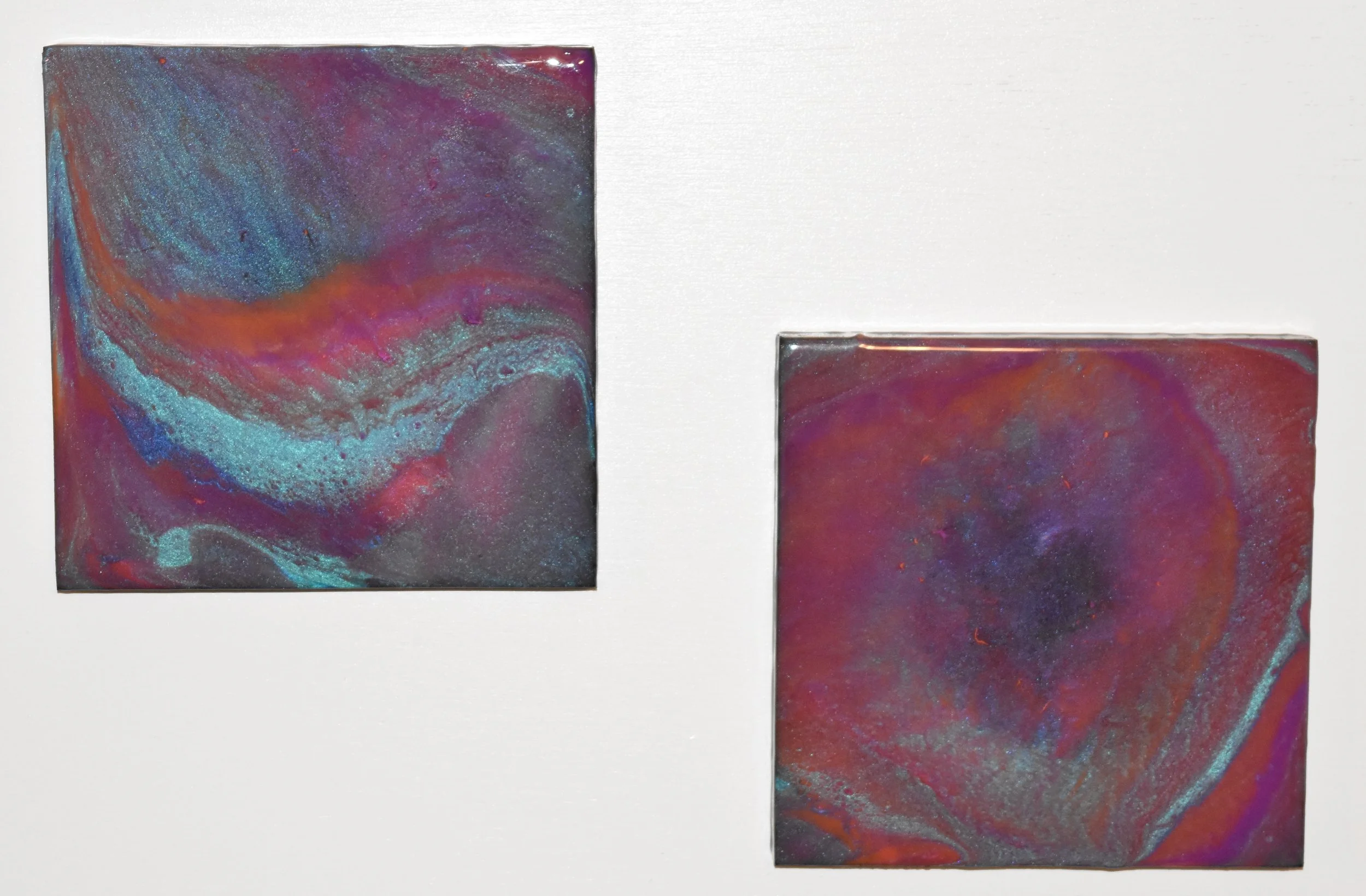 Resin art glow Charlotte Strong