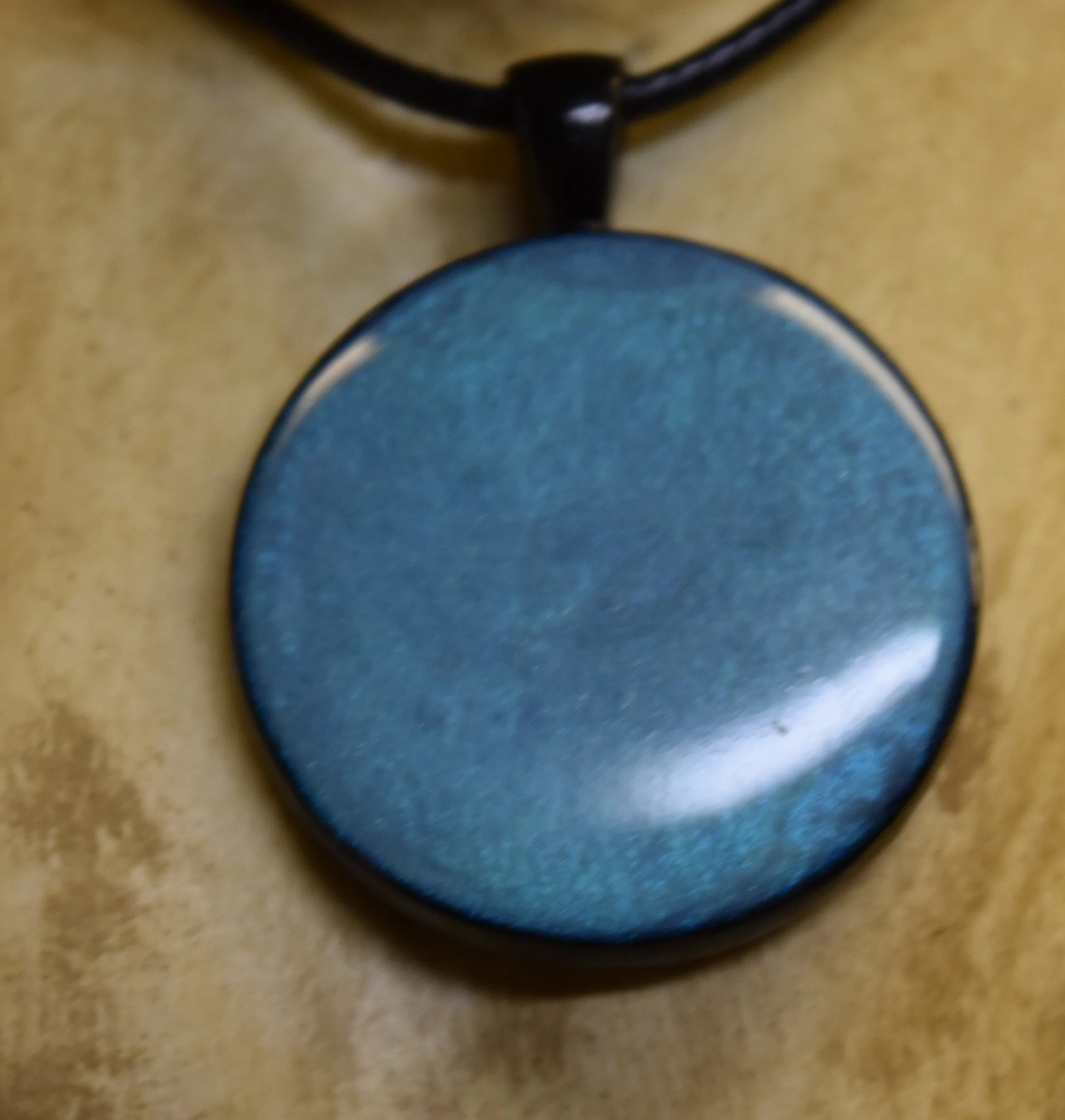 resin art pendant necklace jewelry healing voice 