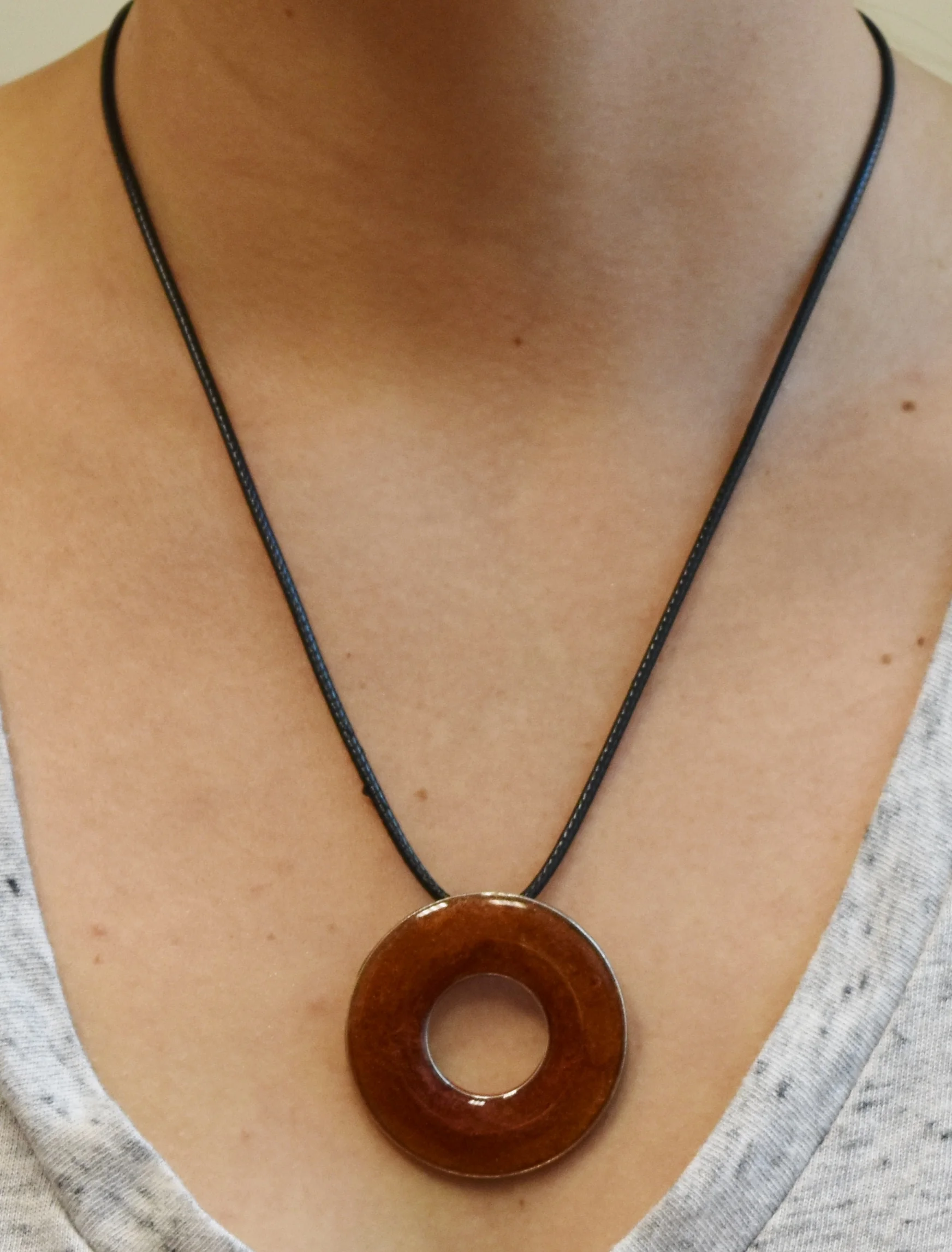 resin art healing creative necklace pendant jewelry copper Strong ARt Creations