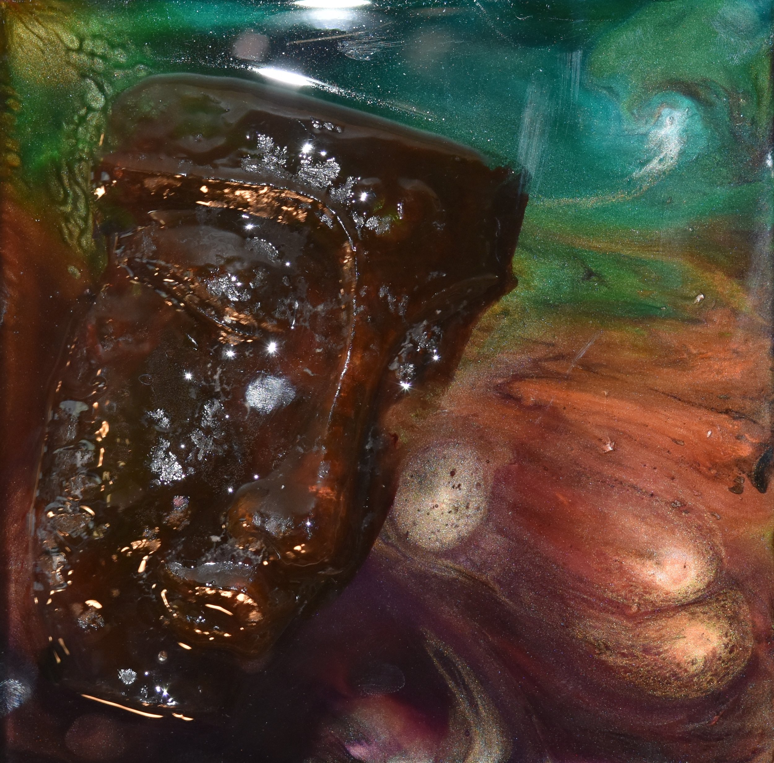 Charlotte Strong Resin Art. Face