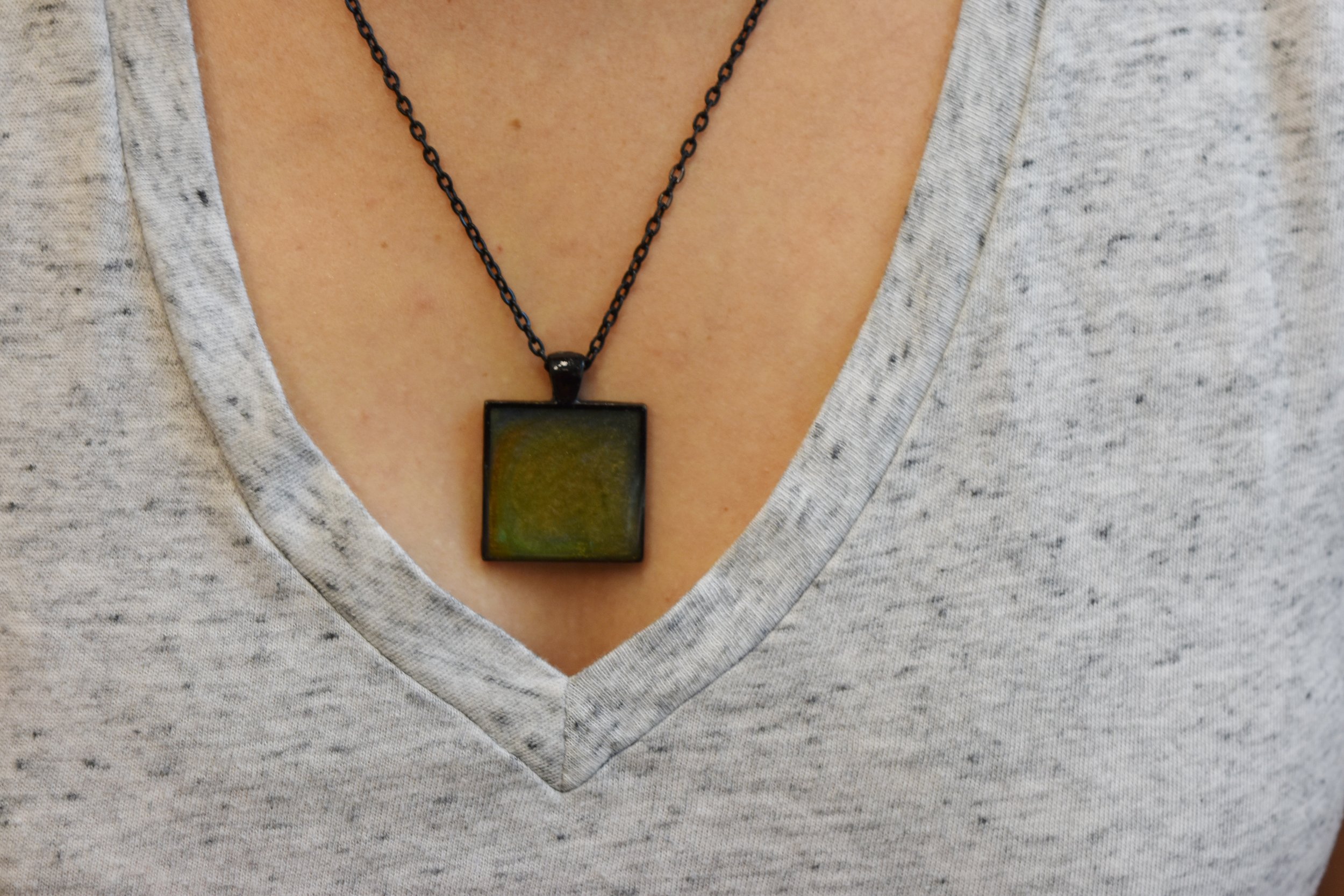 resin necklace