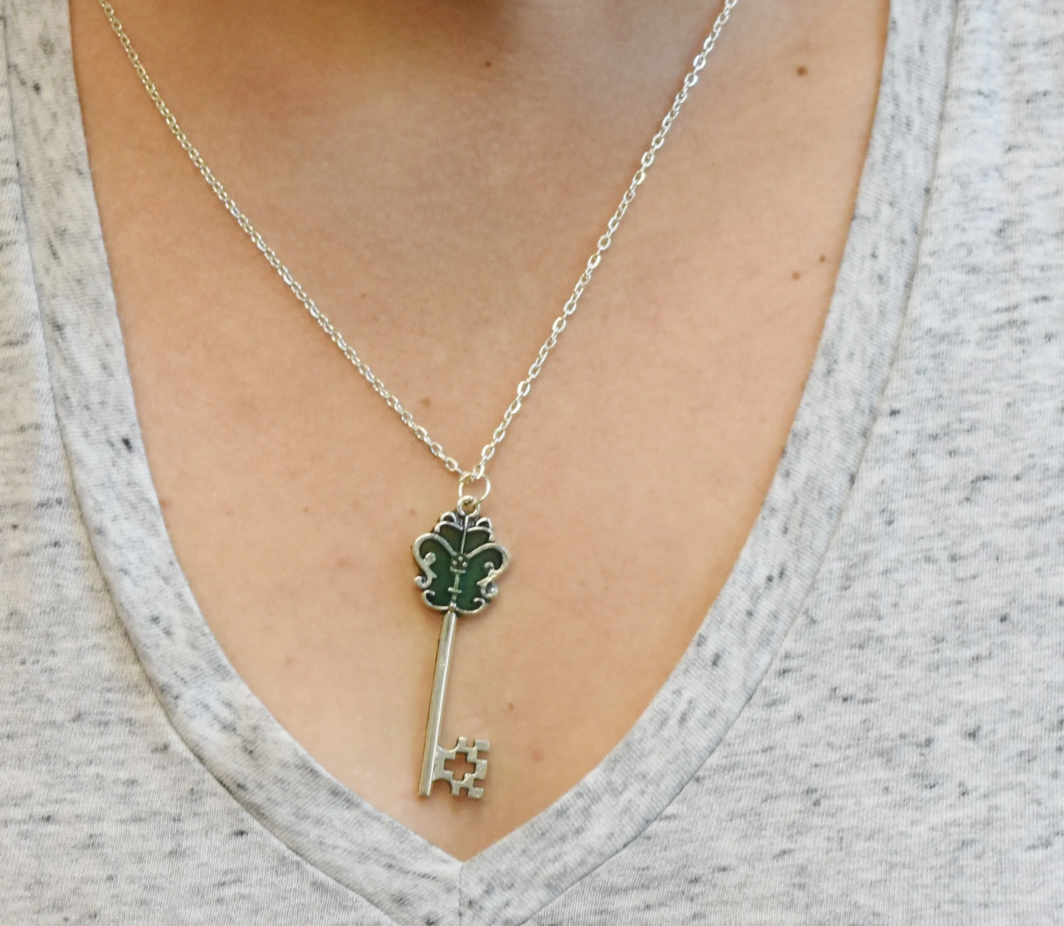 resin key necklace Strong Art Creations