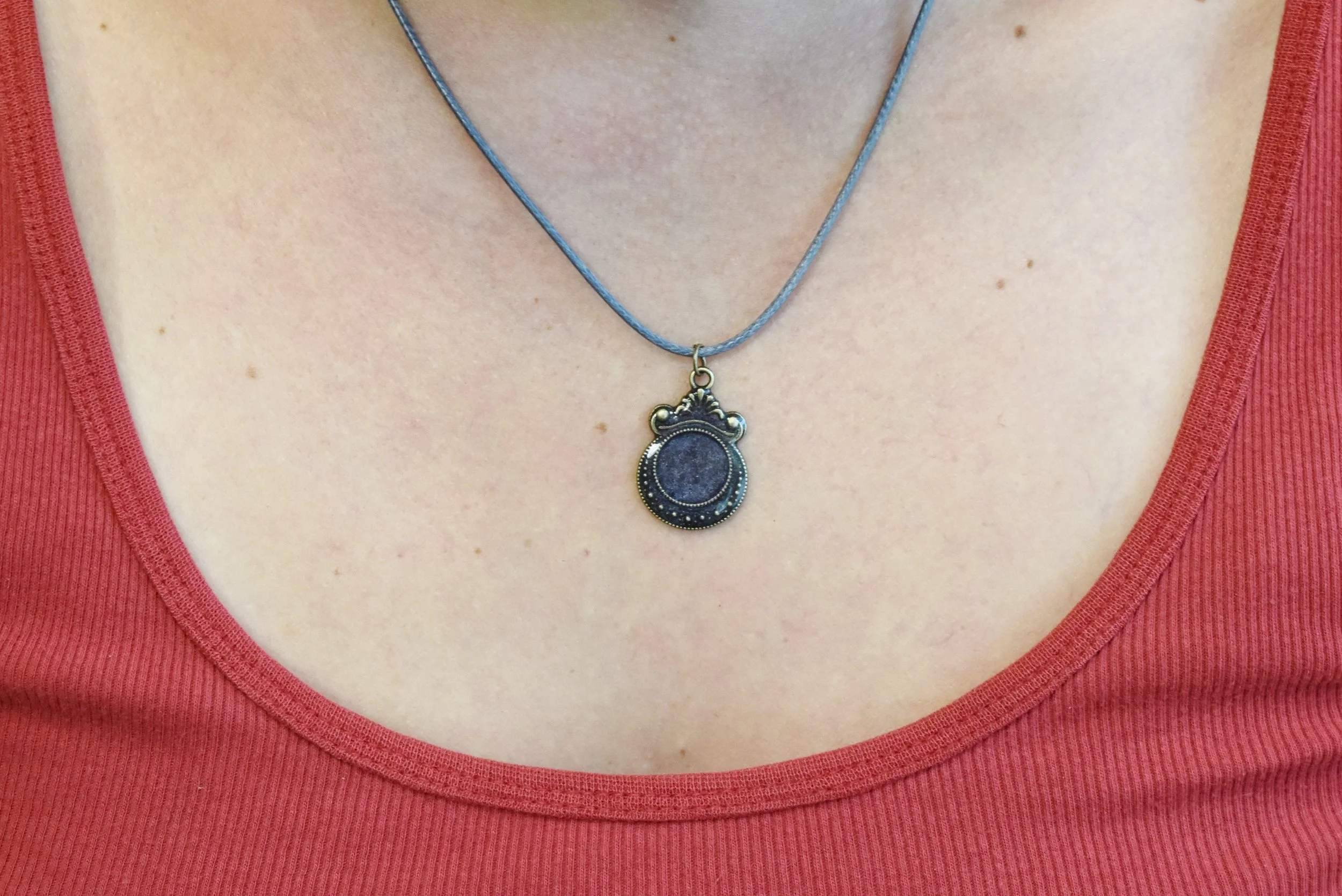 art necklace resin Strong Art Creations