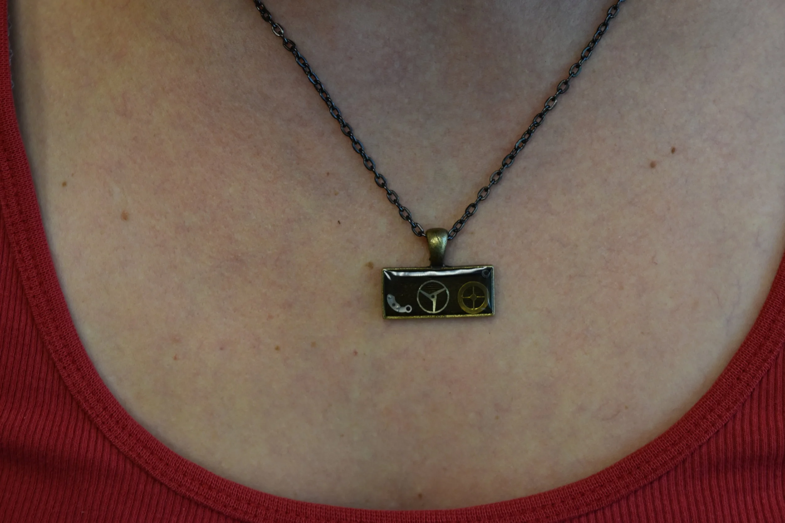 steampunk necklace Strong art creations