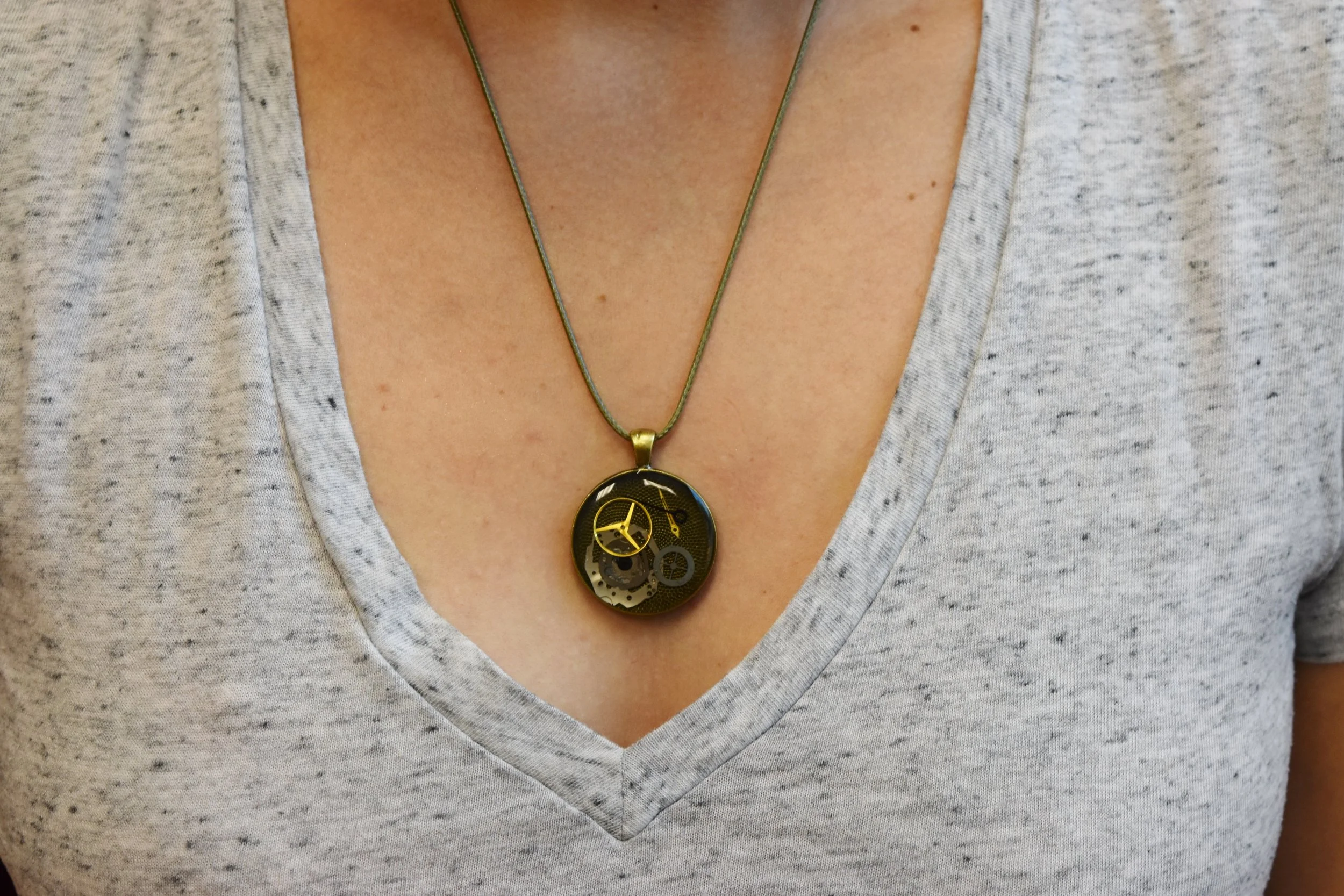 steampunk necklace Strong Art Creations