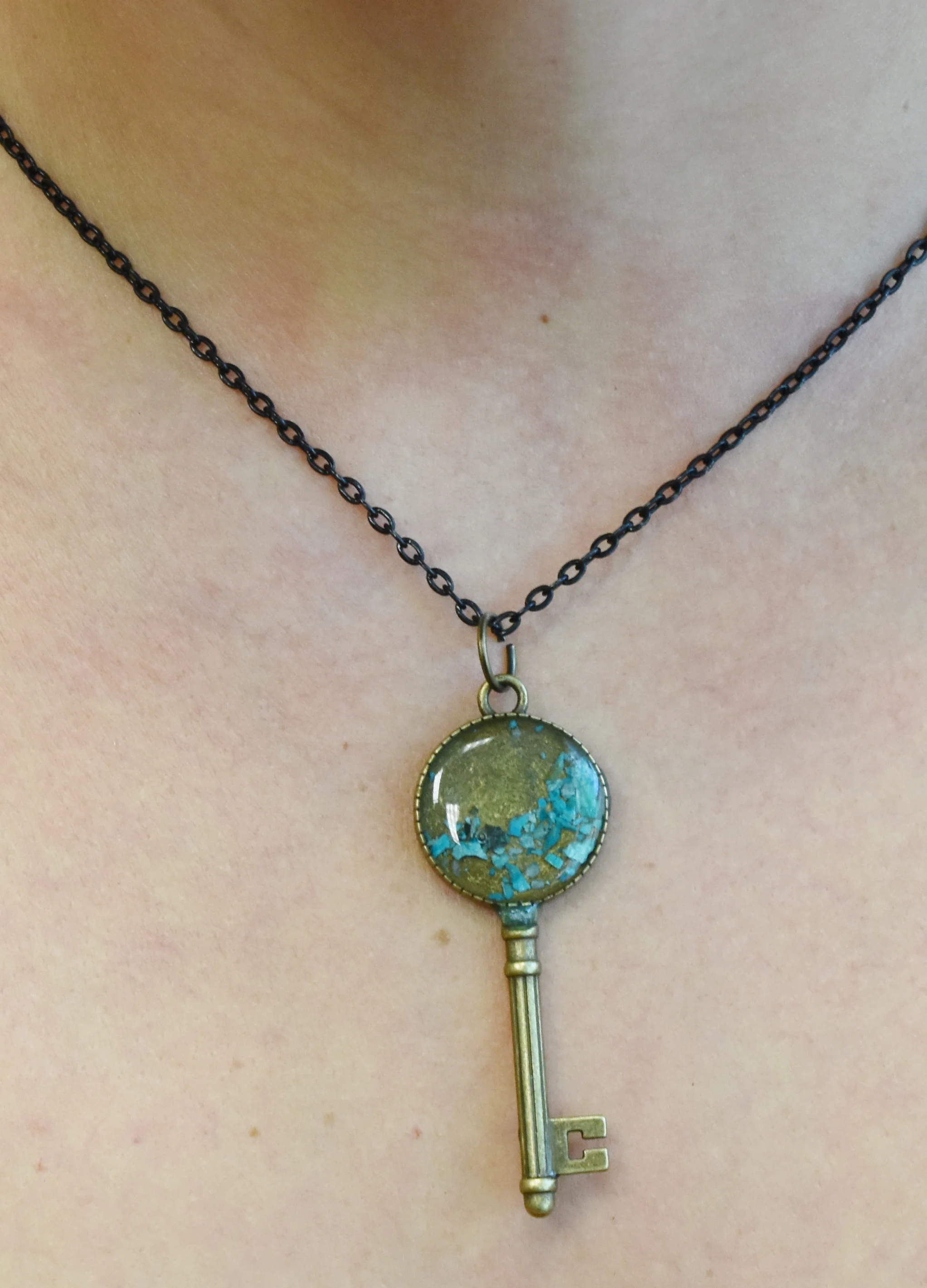 Turquoise necklace Strong Art Creations