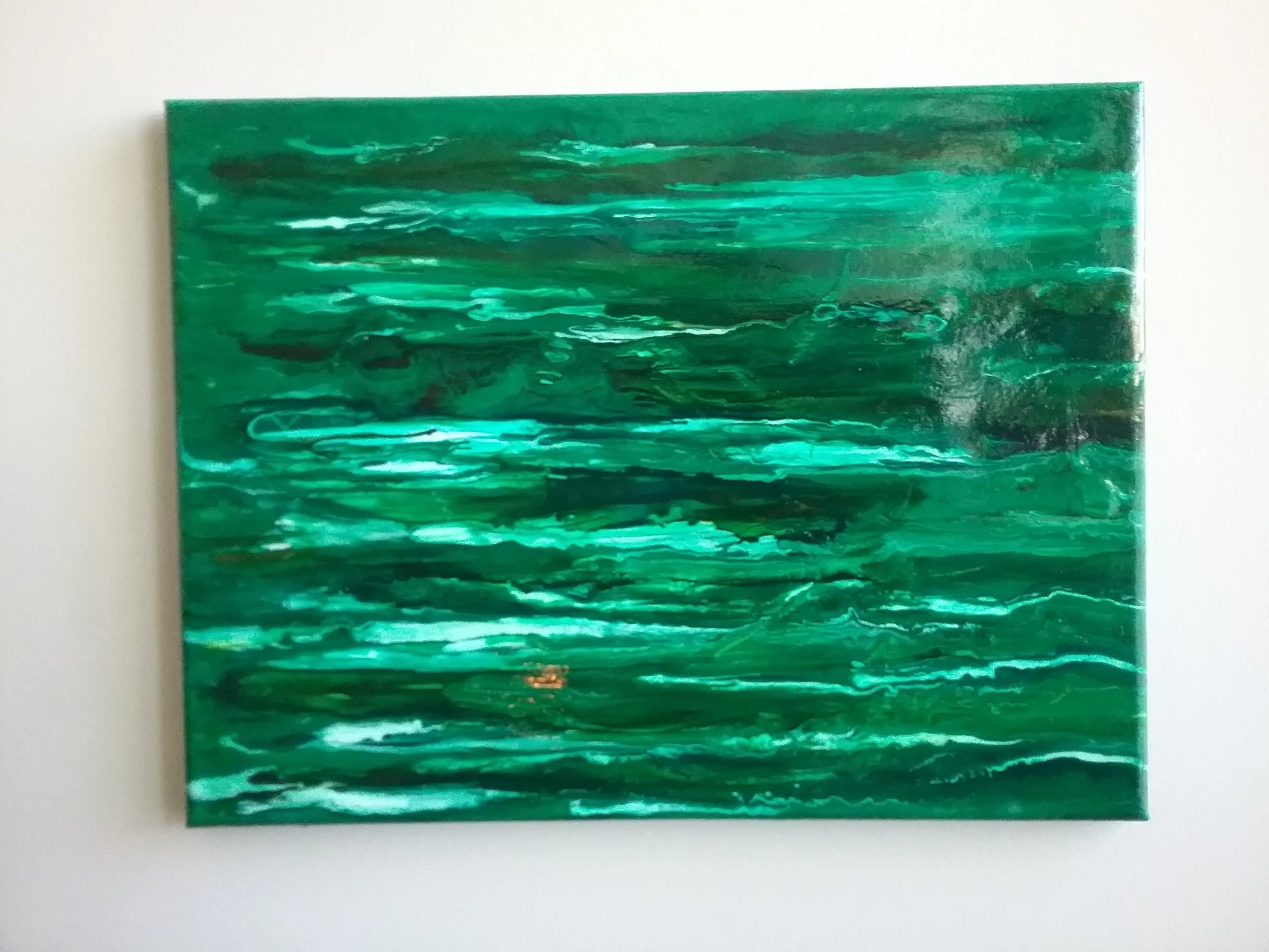 Gemstone art Charlotte Strong
