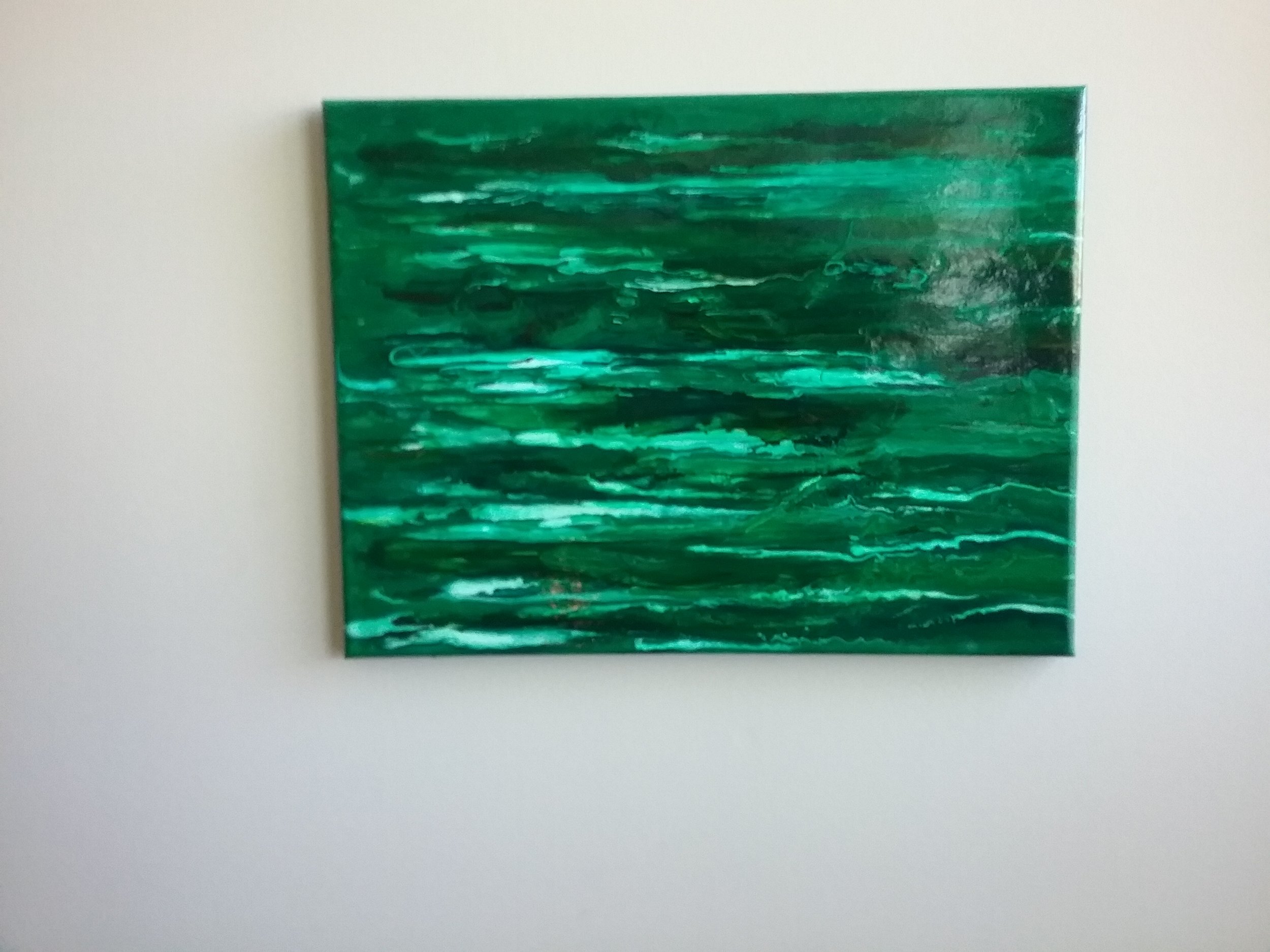 Malachite art Charlotte Strong