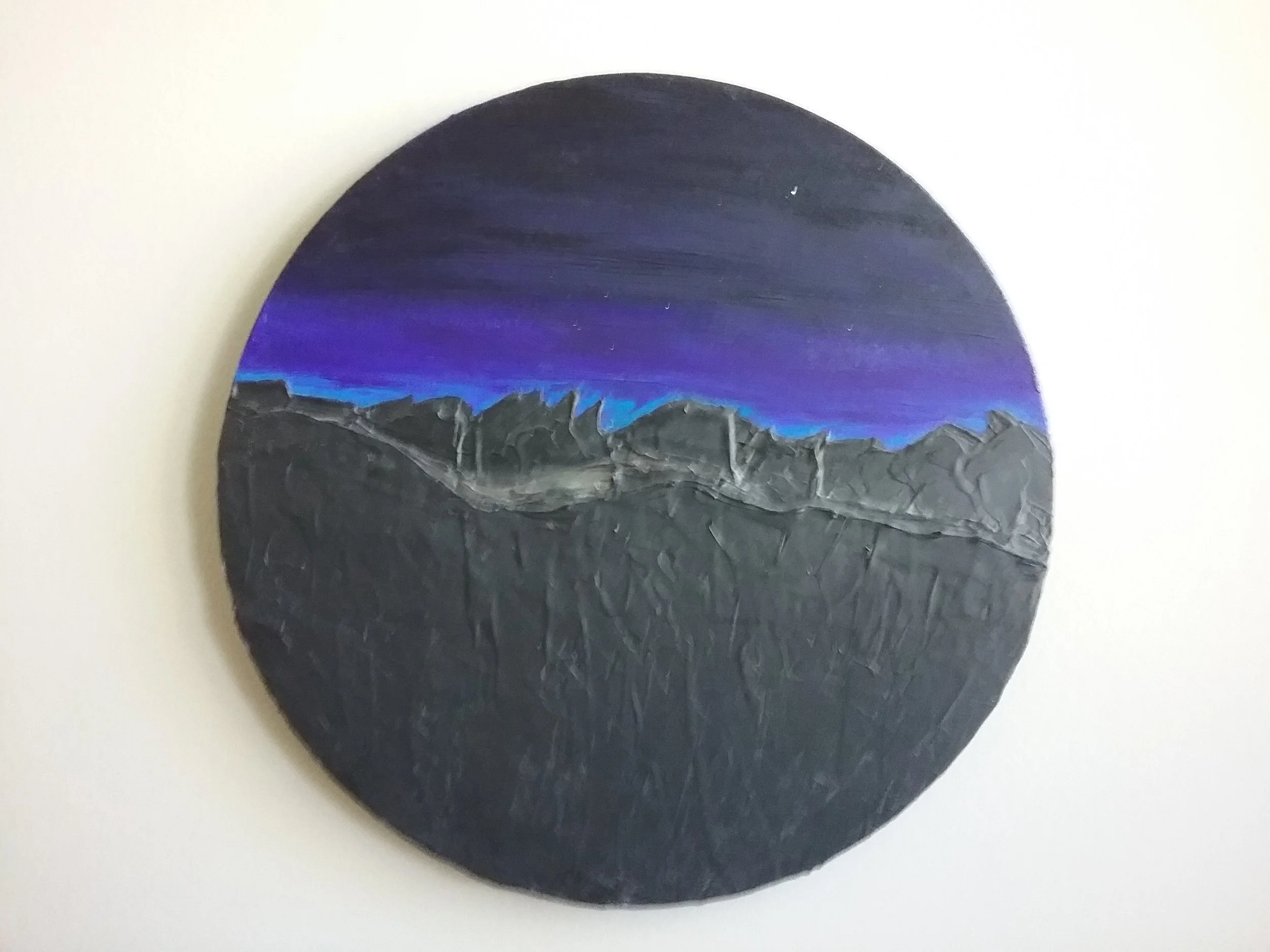 Mountains painting art Charlotte Strong