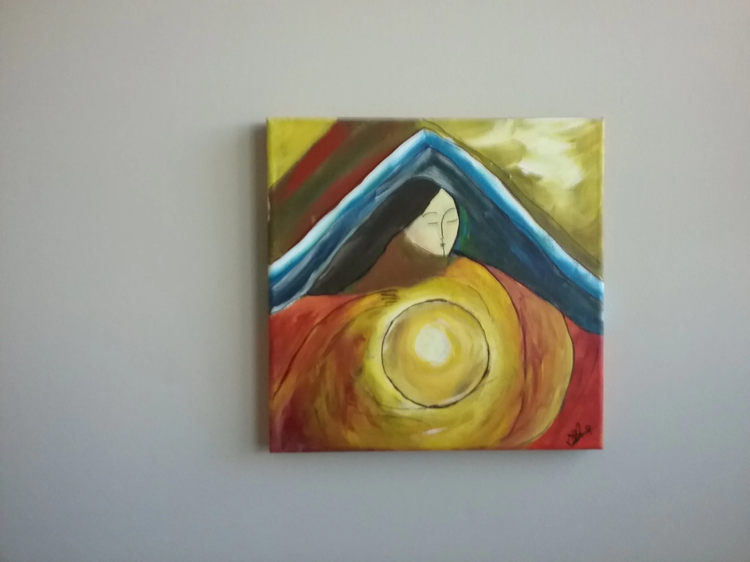 Yoga art Charlotte Strong