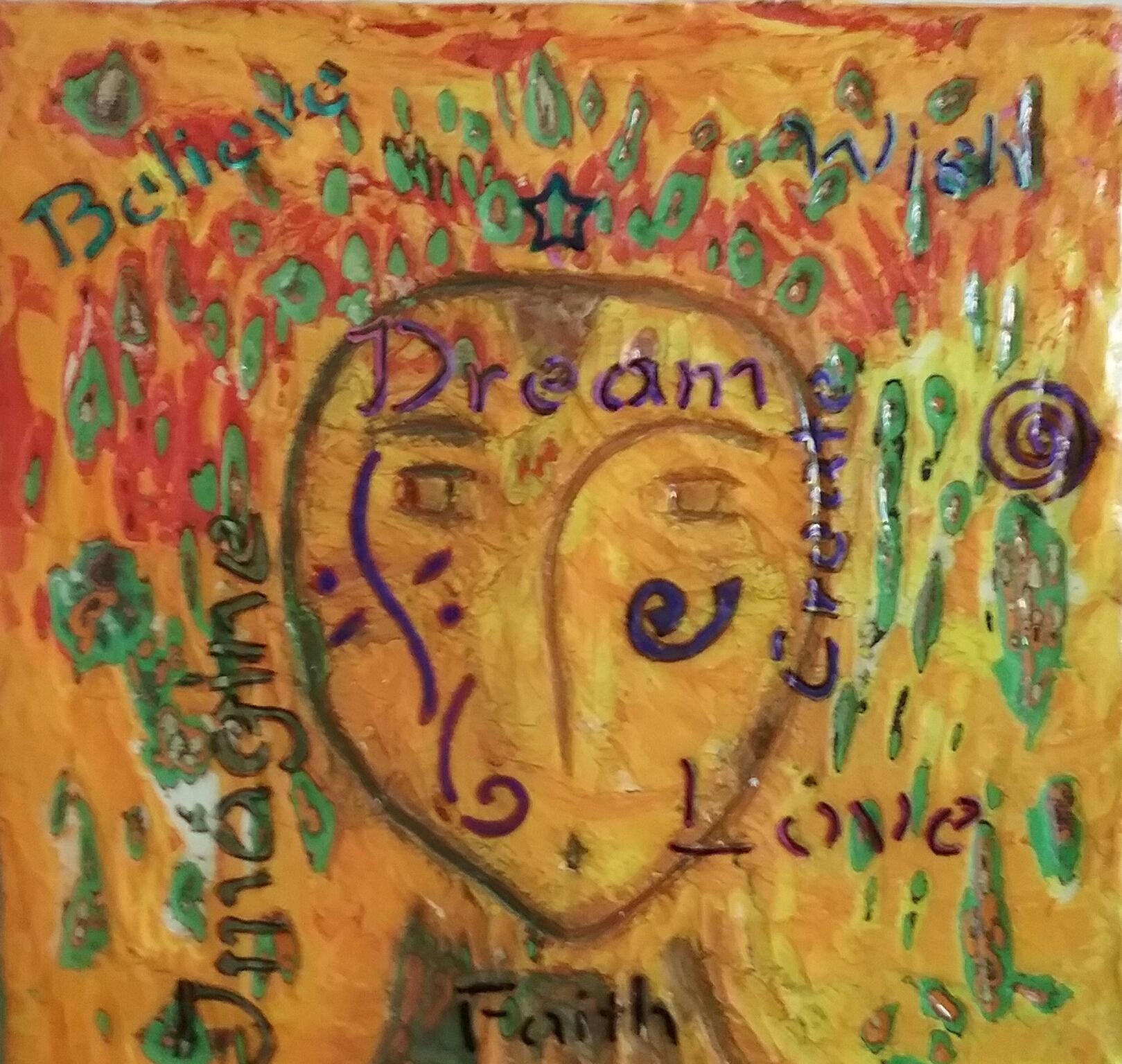Carved art Charlotte Strong