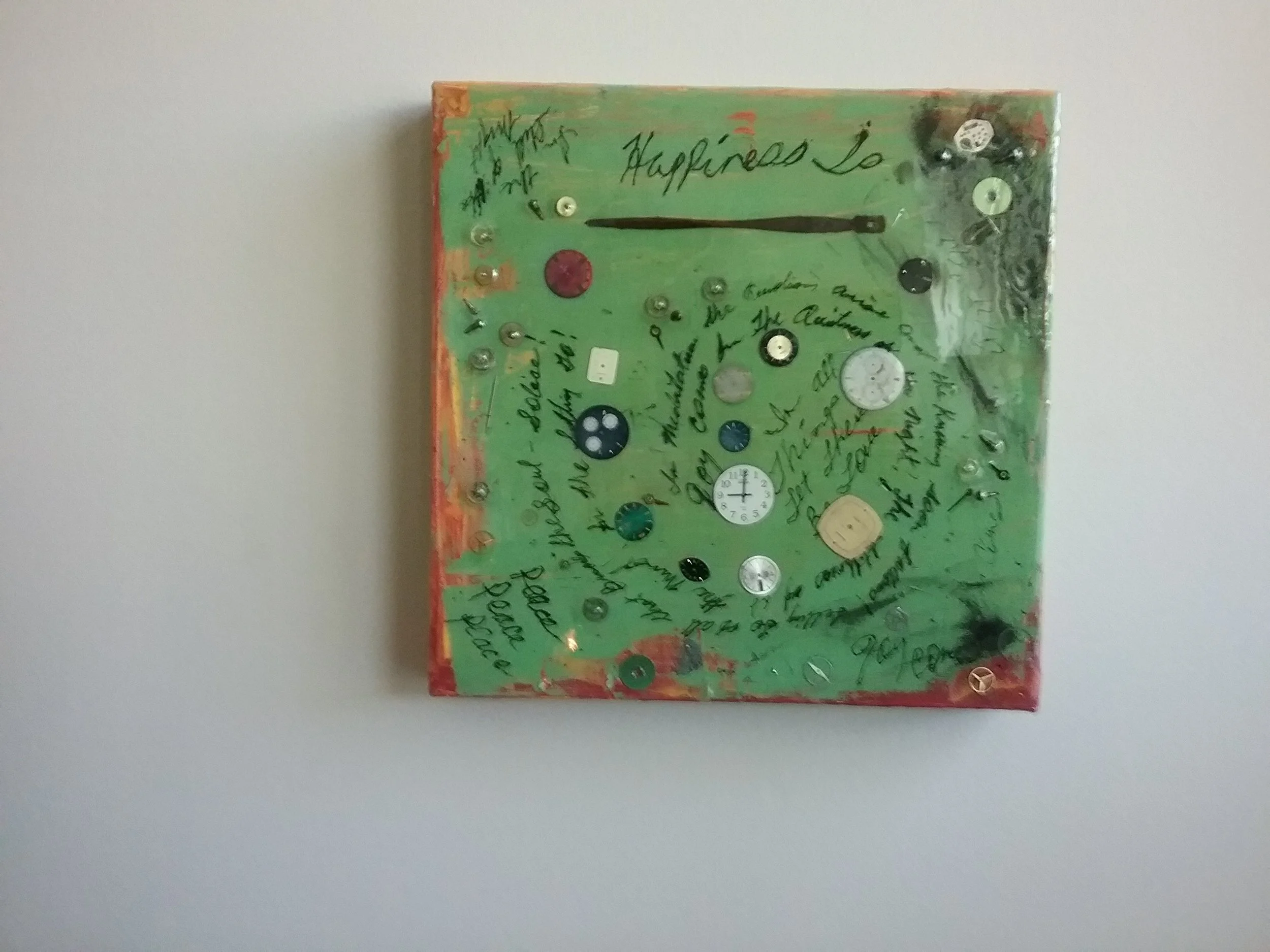 Mixed media art Charlotte Strong