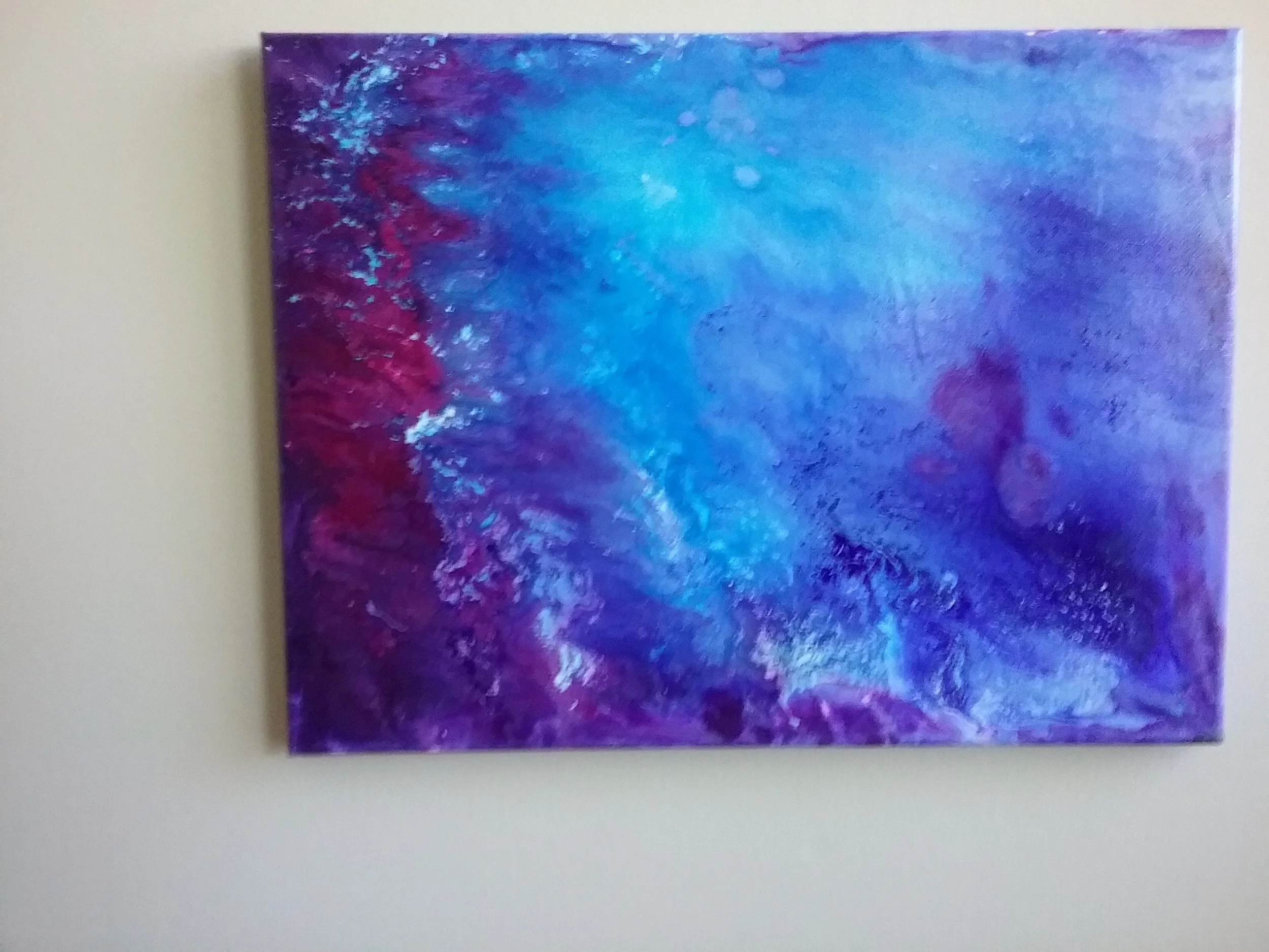 Fluid art Charlotte Strong