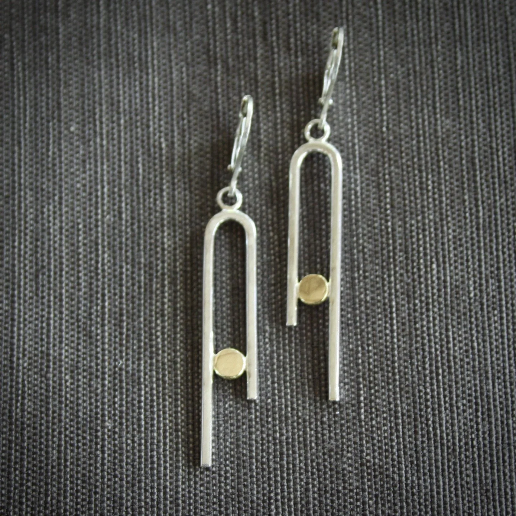 Paperclip earrings