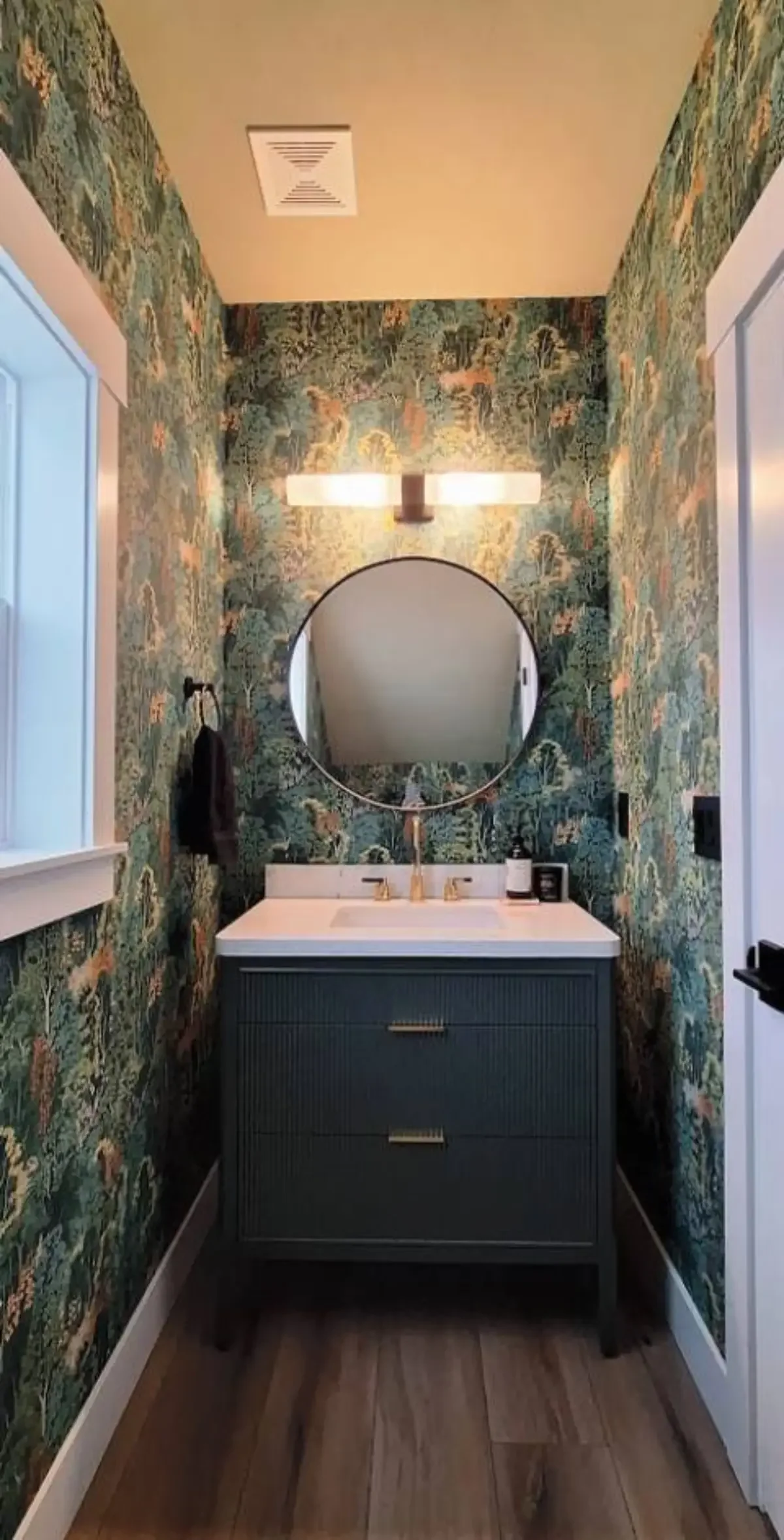 Powder Room Reno After