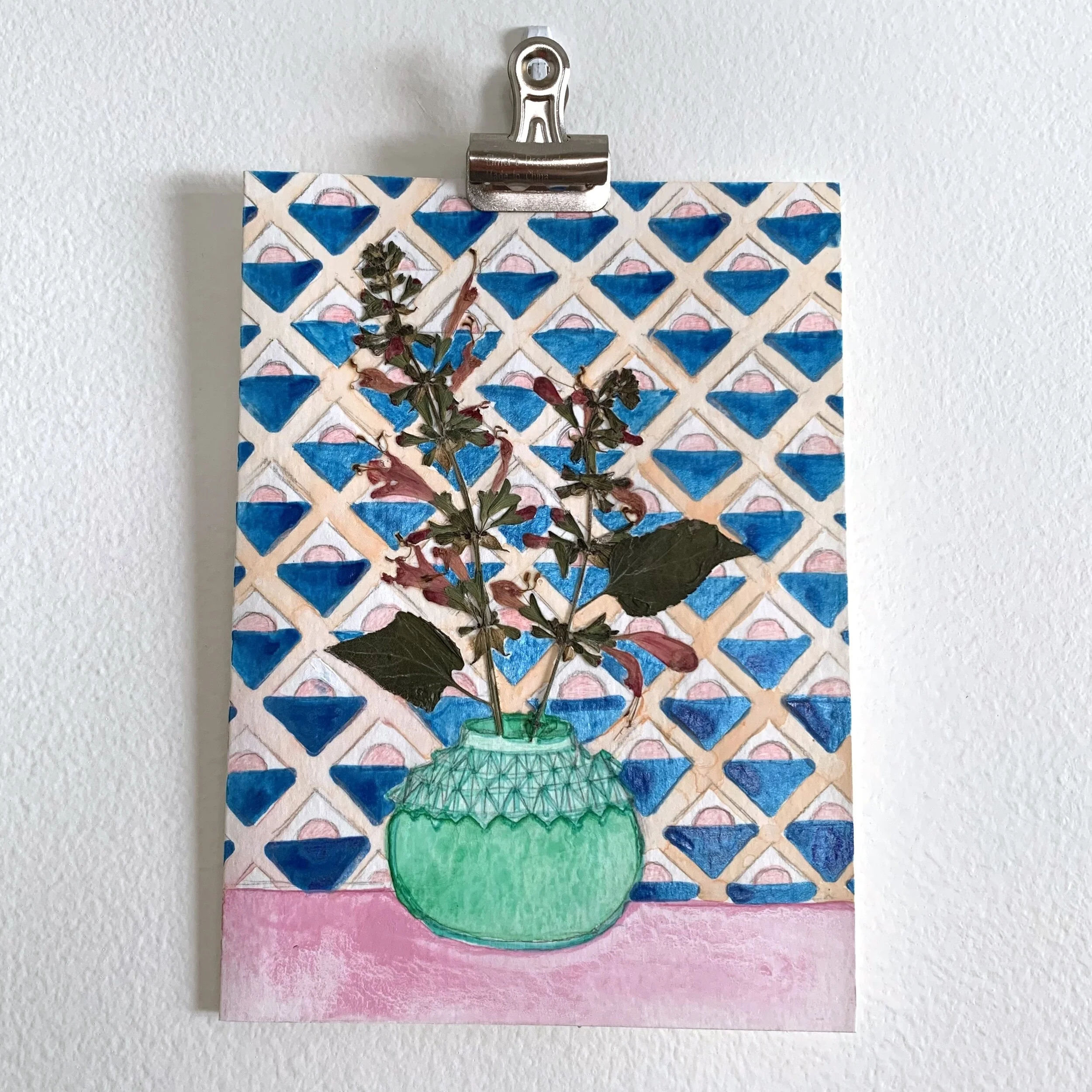 Still Life, Mixed Media - 5”W x 7”L