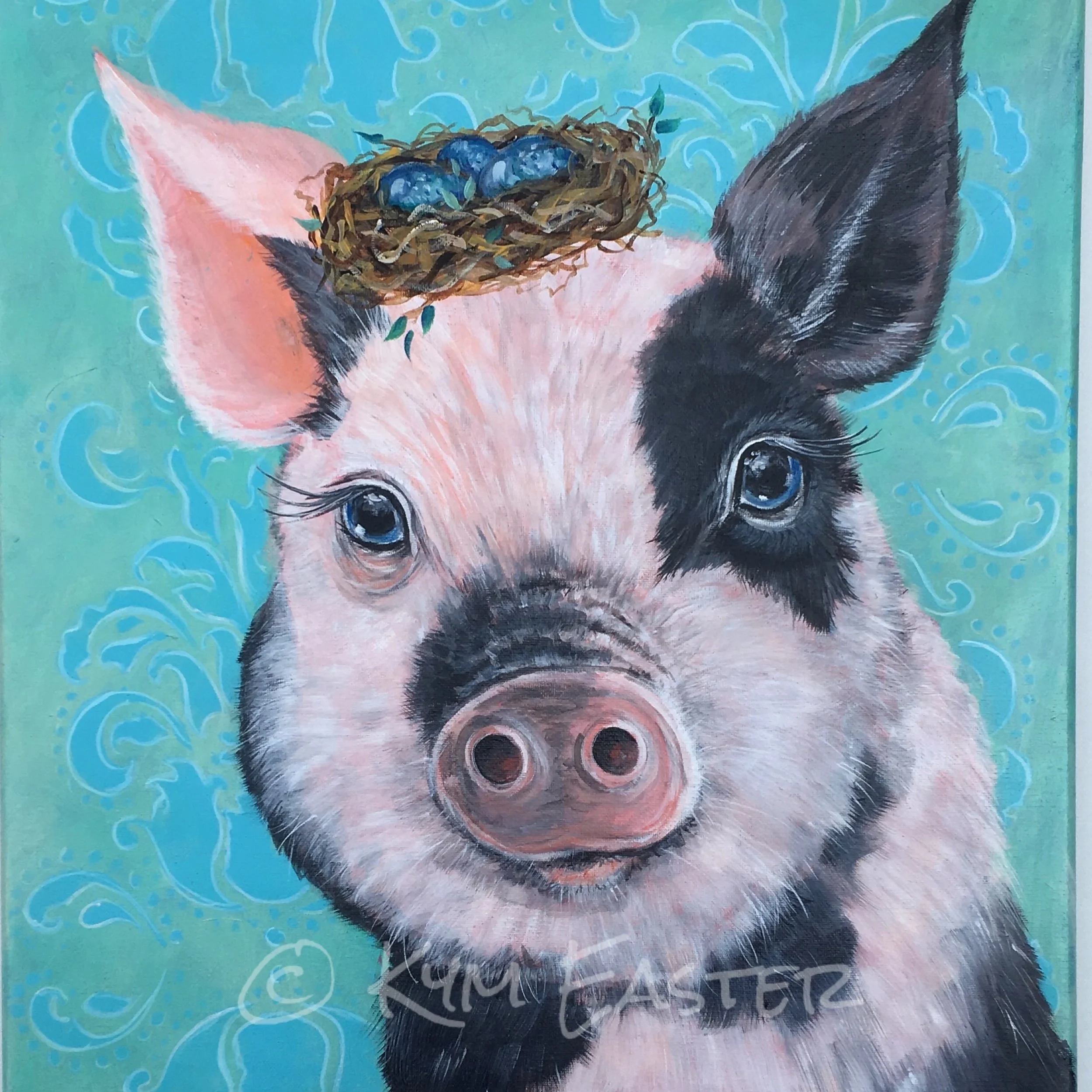 Caroline, Print of Original painting.