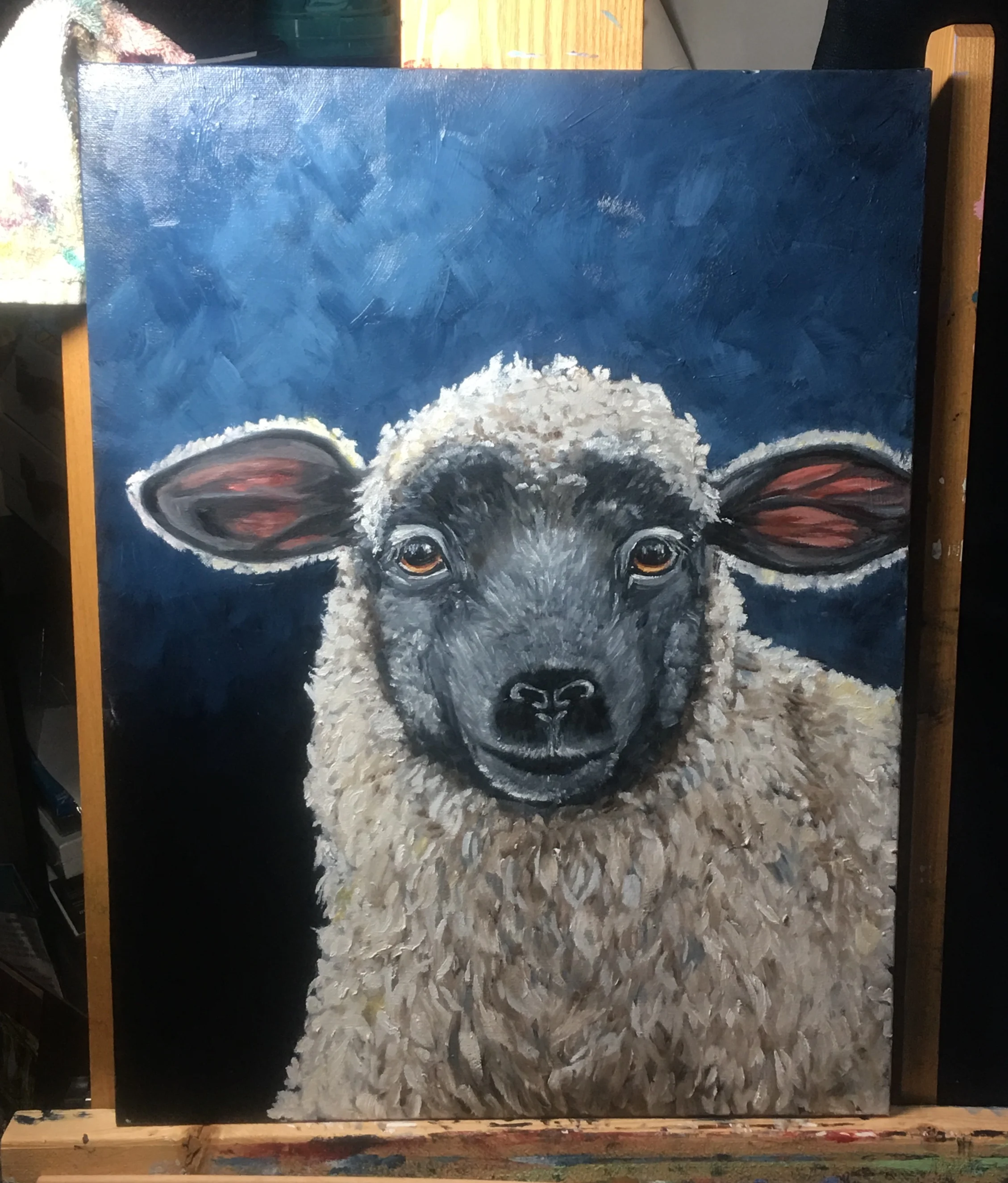 SOLD  Sherman, Original Oil Painting on Canvas