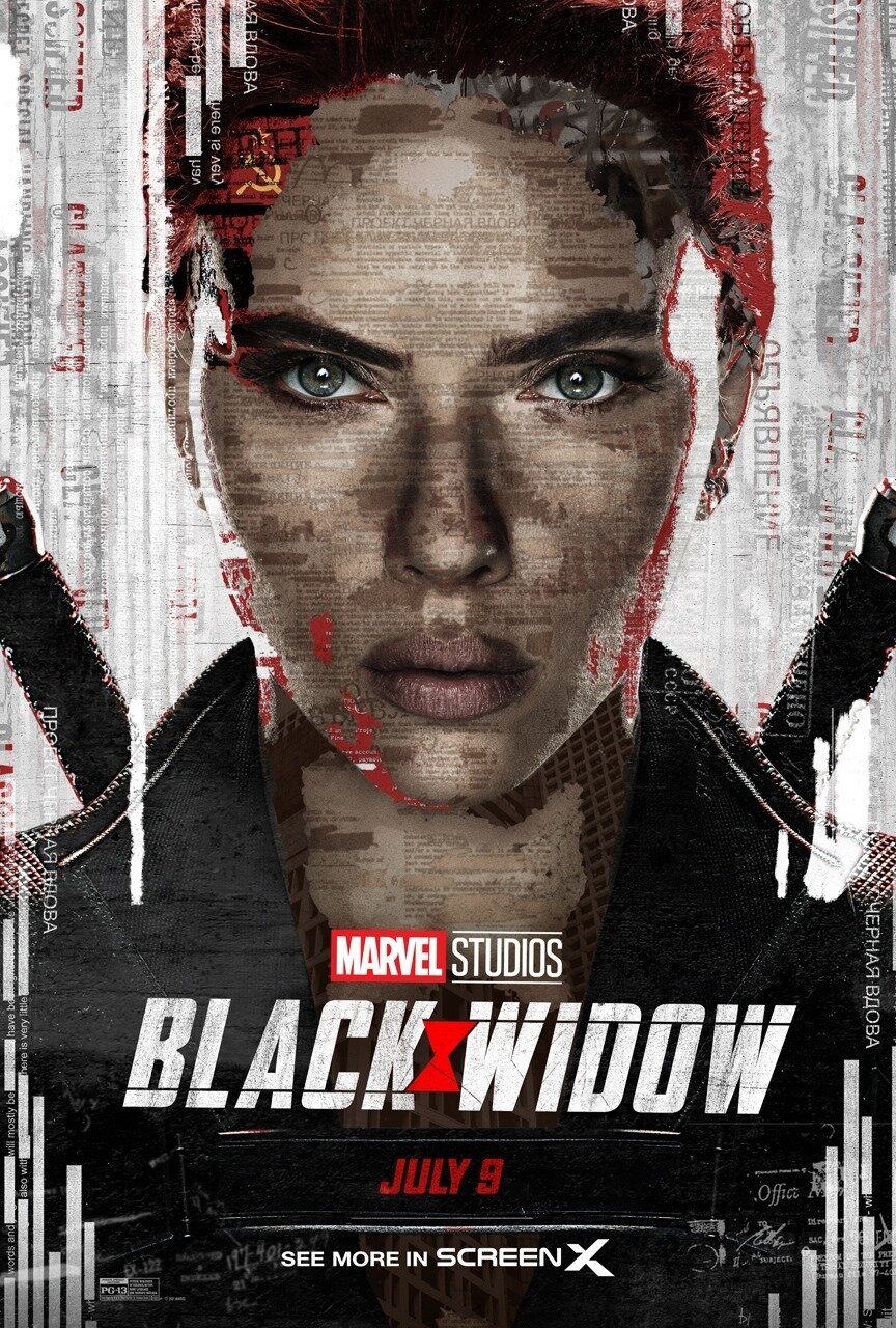 Black Widow takes the lead in Marvel's Avengers: Endgame Russia poster