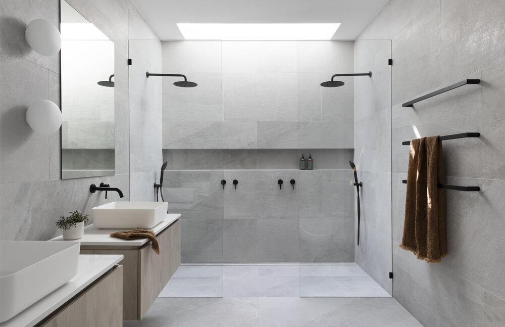Can I Use Large Tiles In A Shower Zephyr Stone - How To Plan Bathroom Tiles