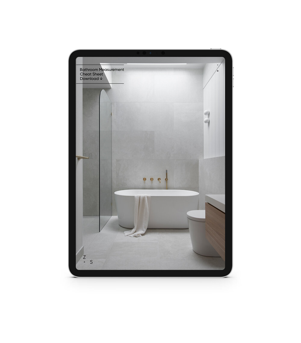 Bathroom Measurement Cheat Sheet Bathroom Planner for Bathroom