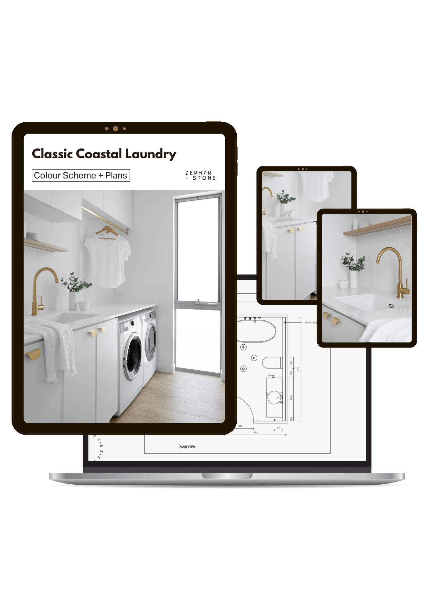 Classic Coastal Laundry Plan product thumbnail for laundry room remodel