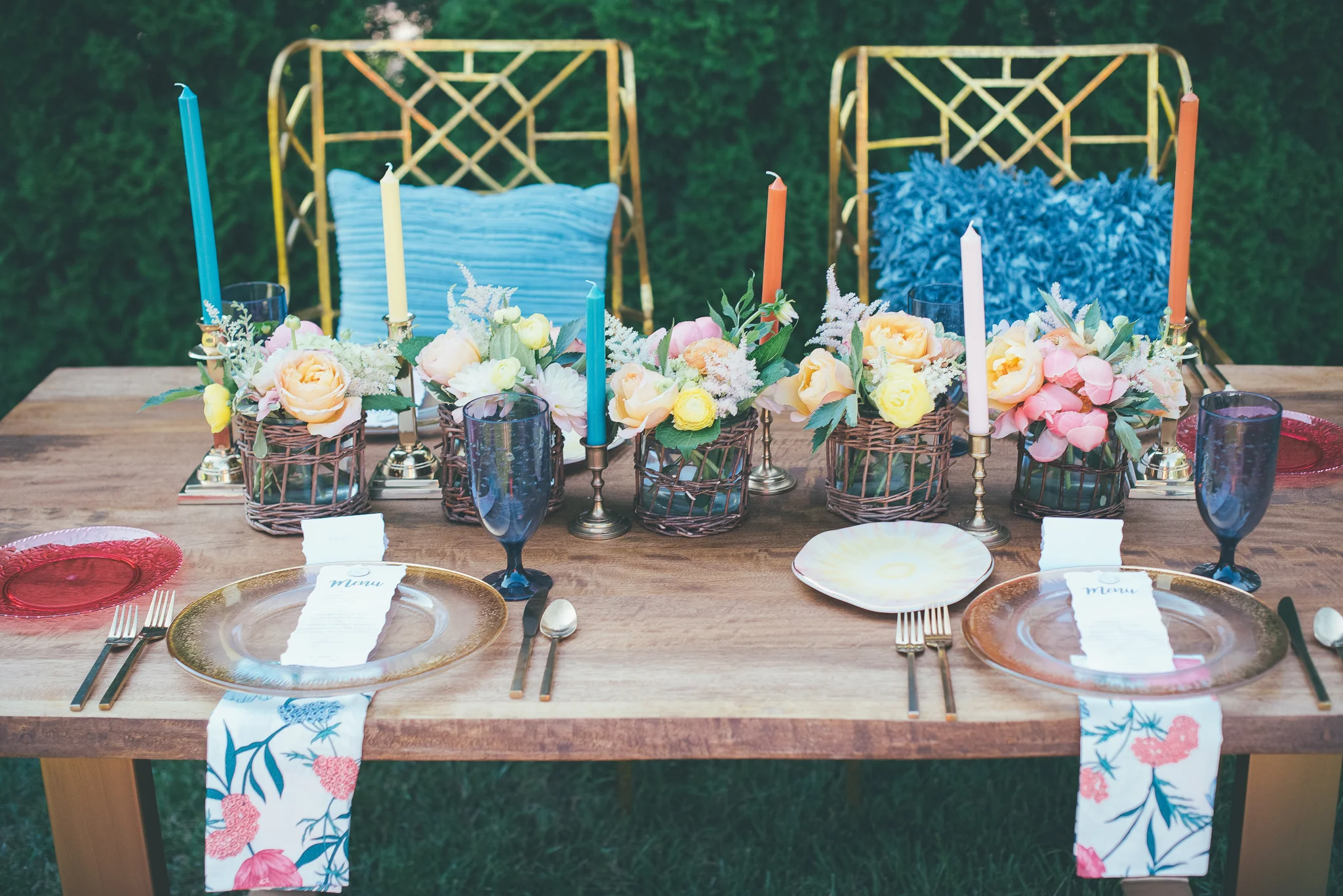 Multi-Colored Styled Shoot