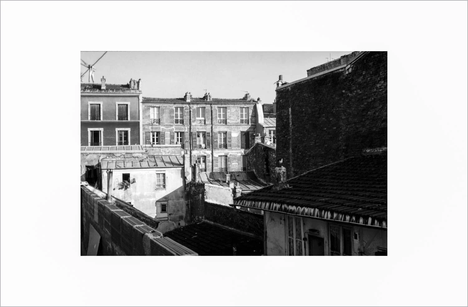 Roof top view. digital print, edition 5, image size 60 x 40 cm