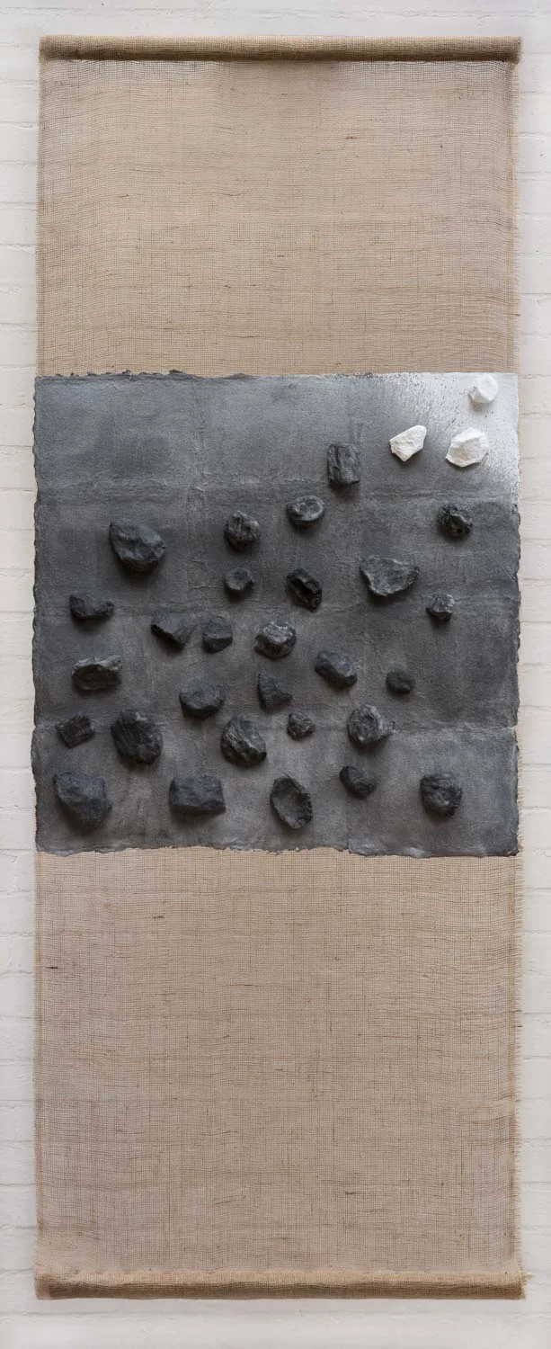 No Clean Coal . ink and paper casting, 90 x 90 cm