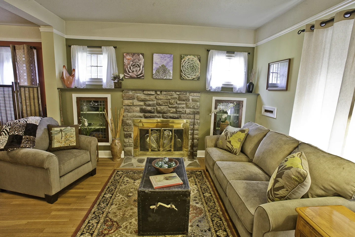 Craftsman charm throughout this lovely home