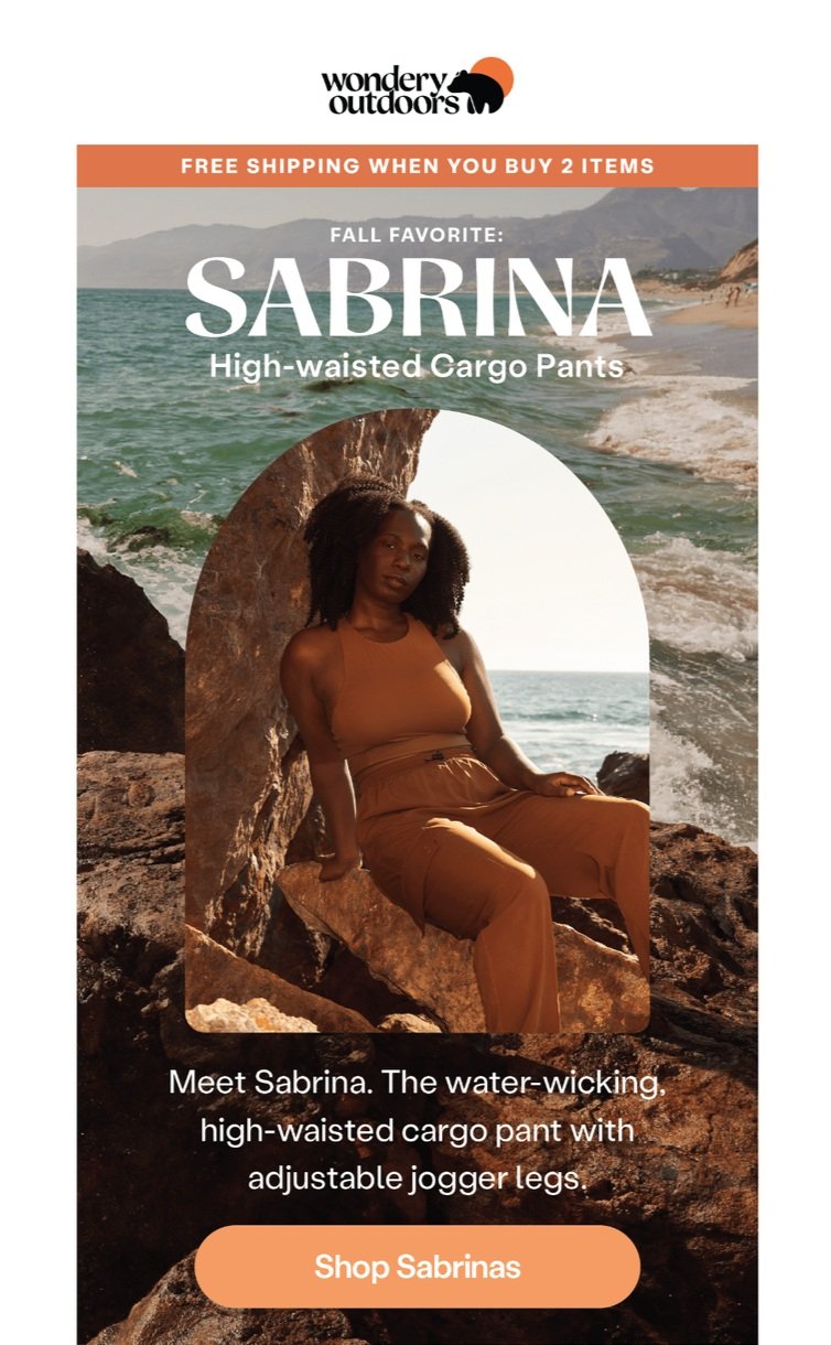 Sabrina Cargo Pant Highlight
