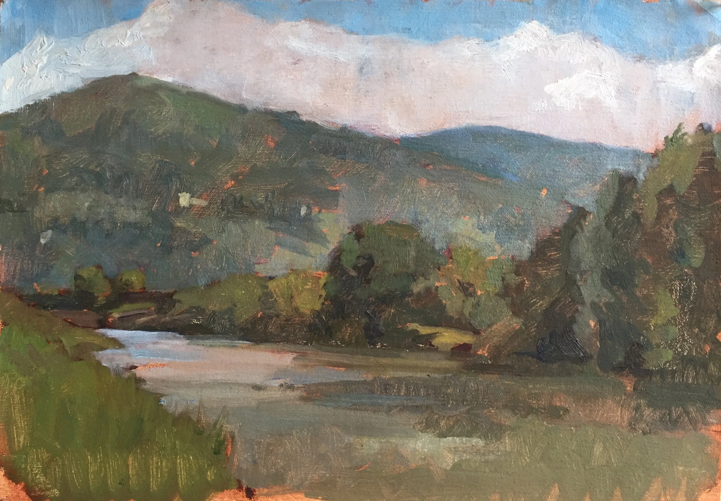 Upriver on the Arno