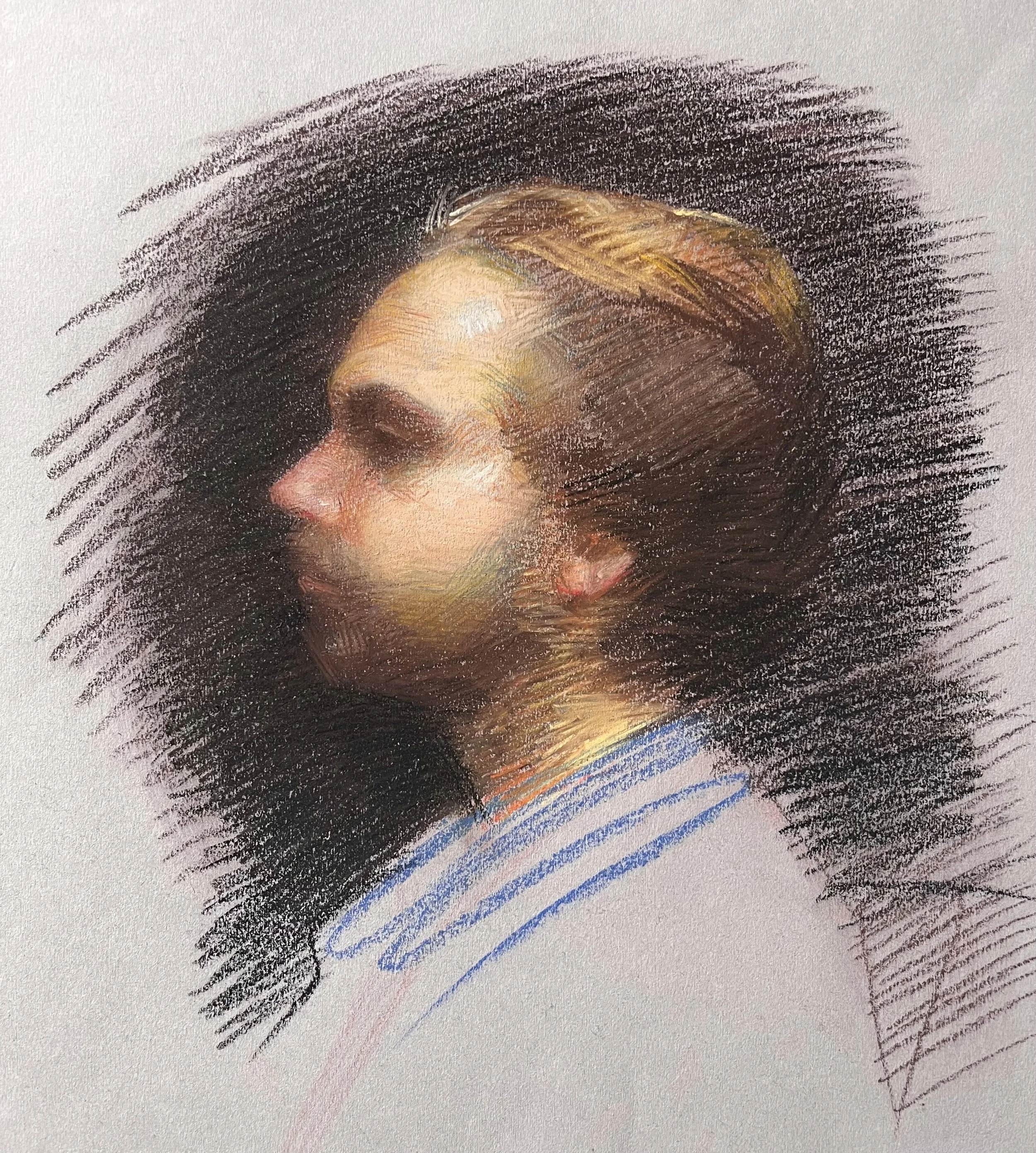 Self Portrait, Profile