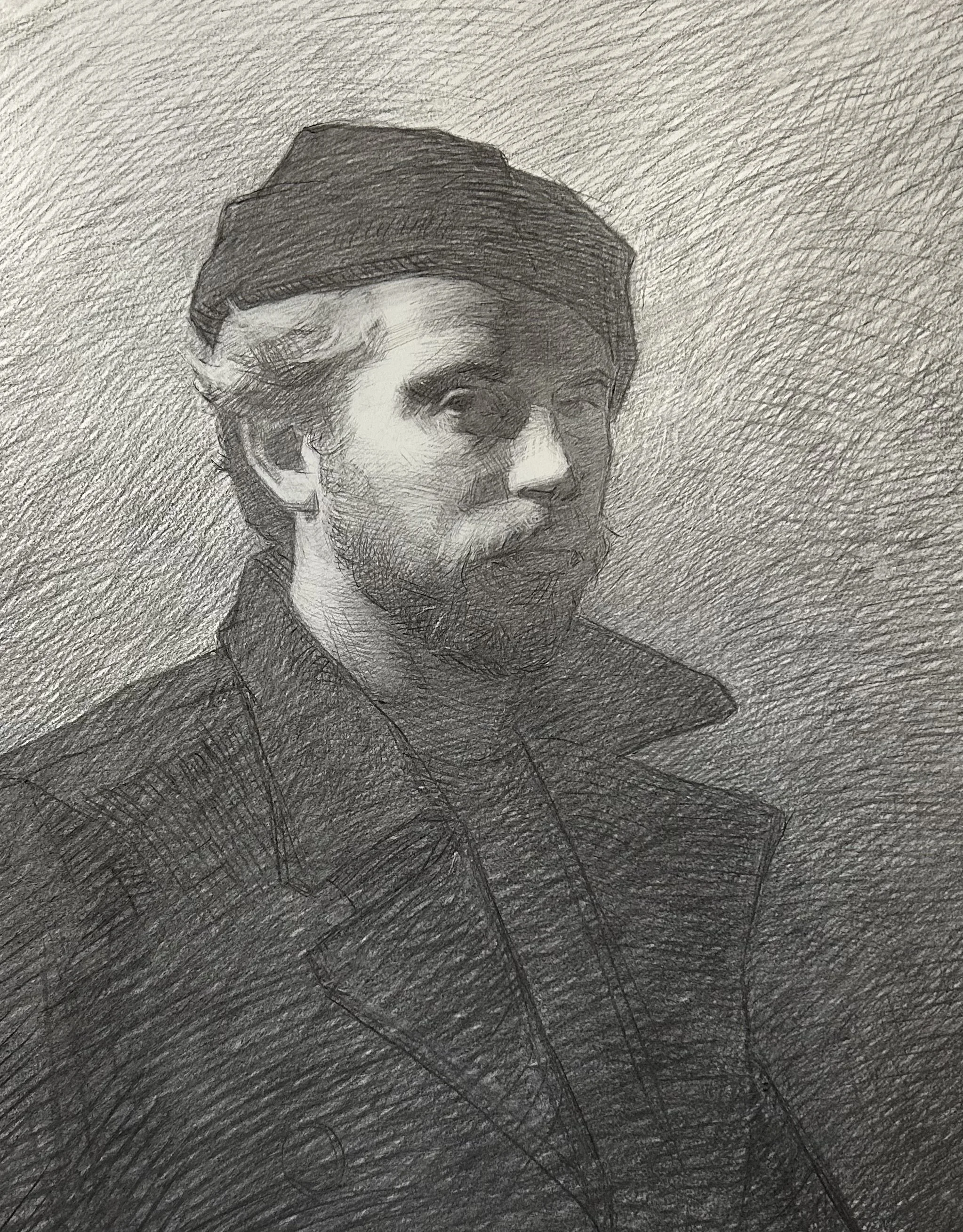 Self Portrait in Cap