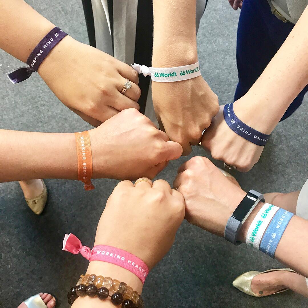 Bracelets for each section of the program.